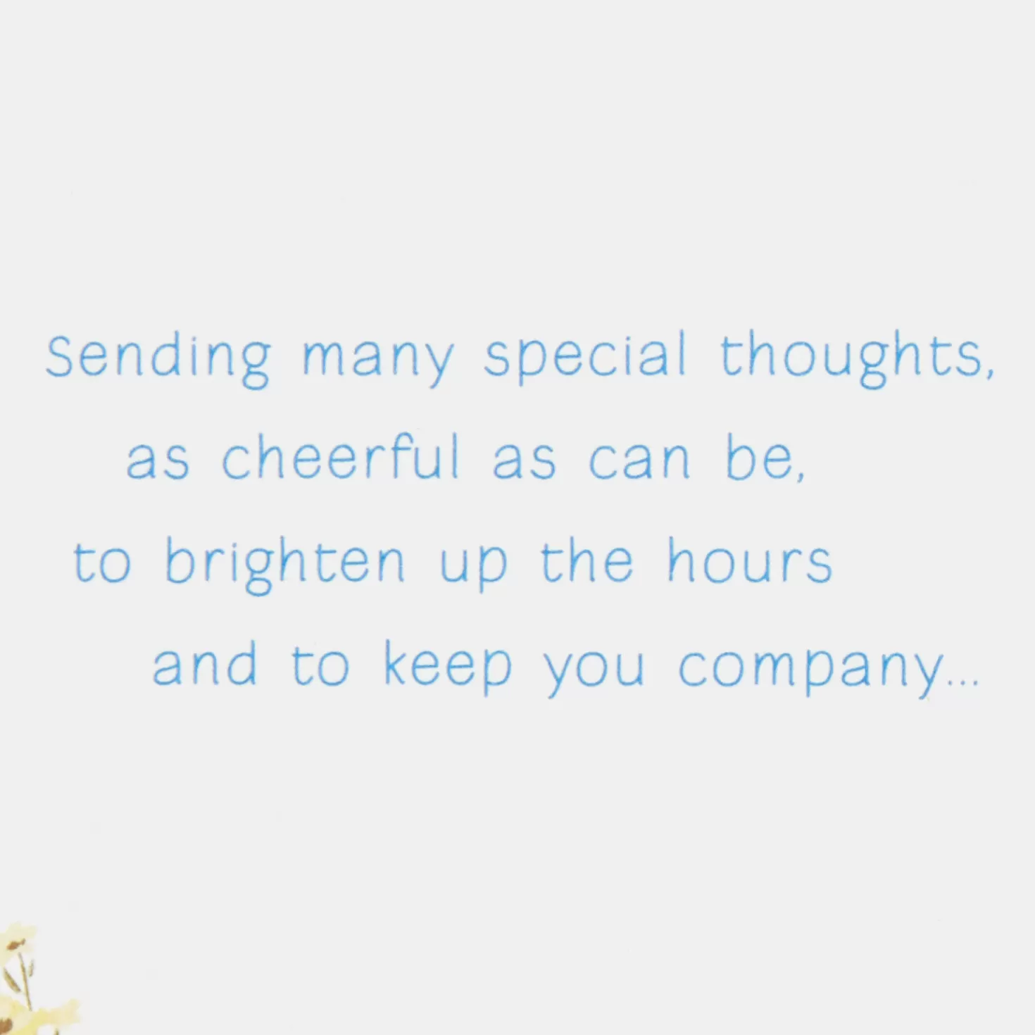 Flash Sale Cheerful Thoughts And Wishes Get Well Card From Us Get Well