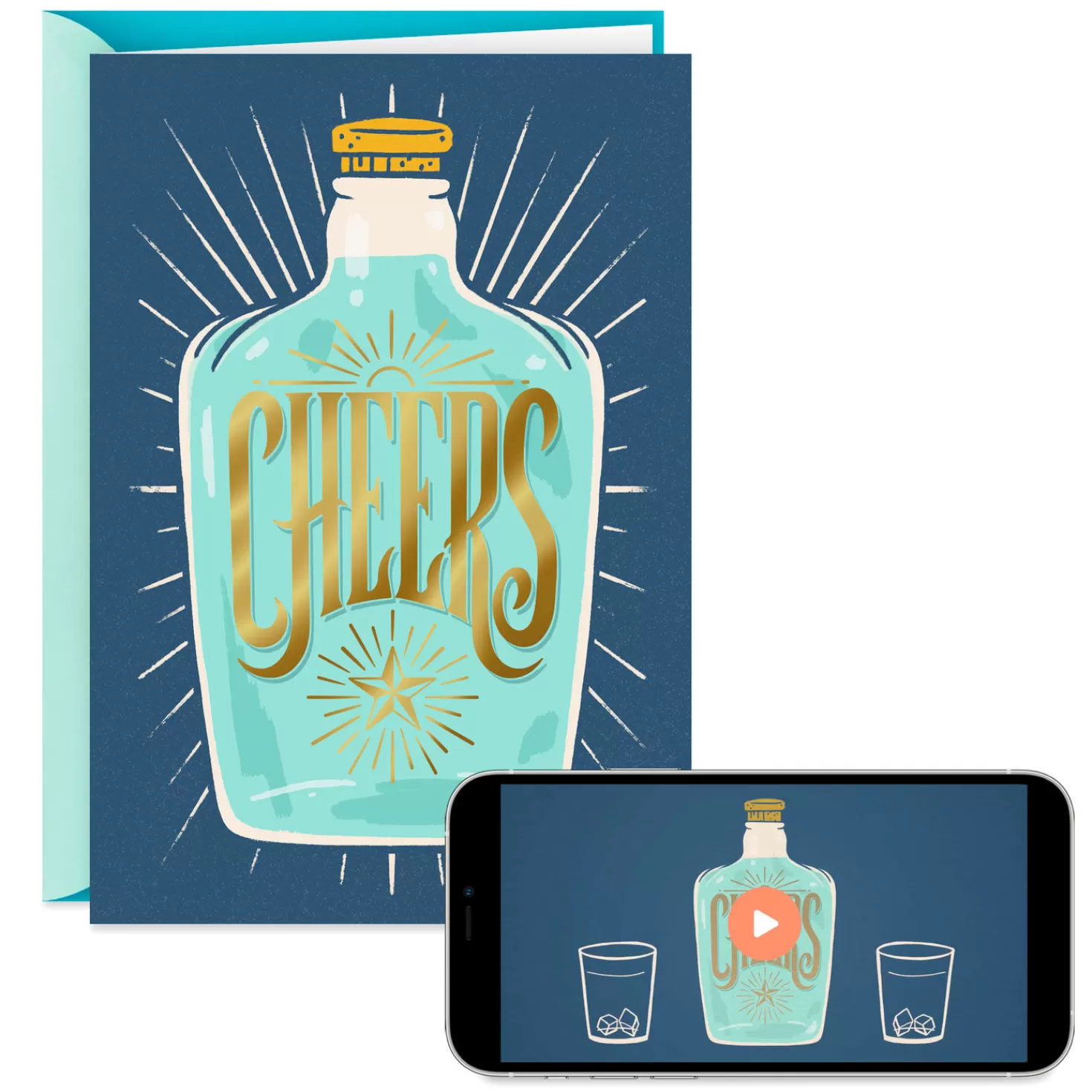 Birthday>Hallmark Cheers To You Video Greeting Birthday Card