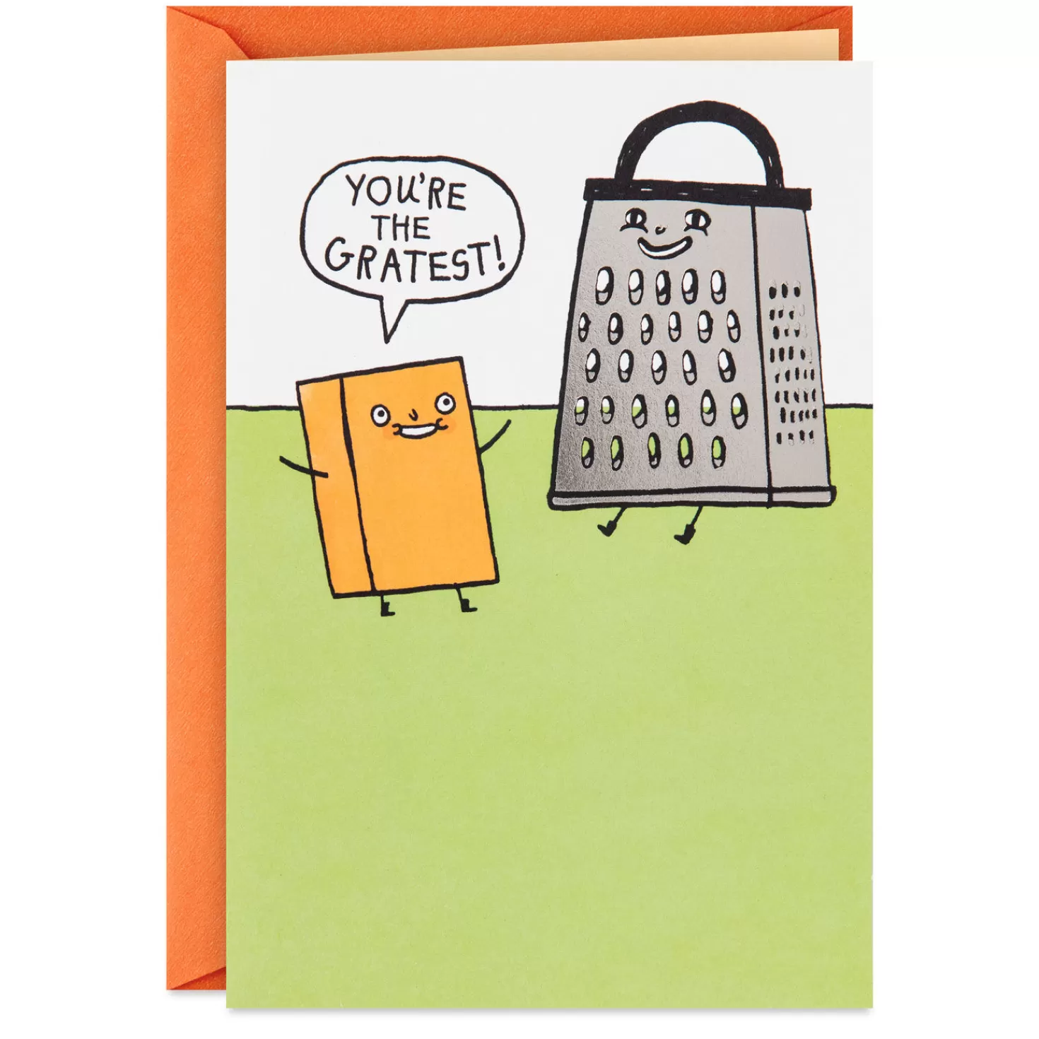 Shop Cheesy Pun Funny Thank-You Card Thank You