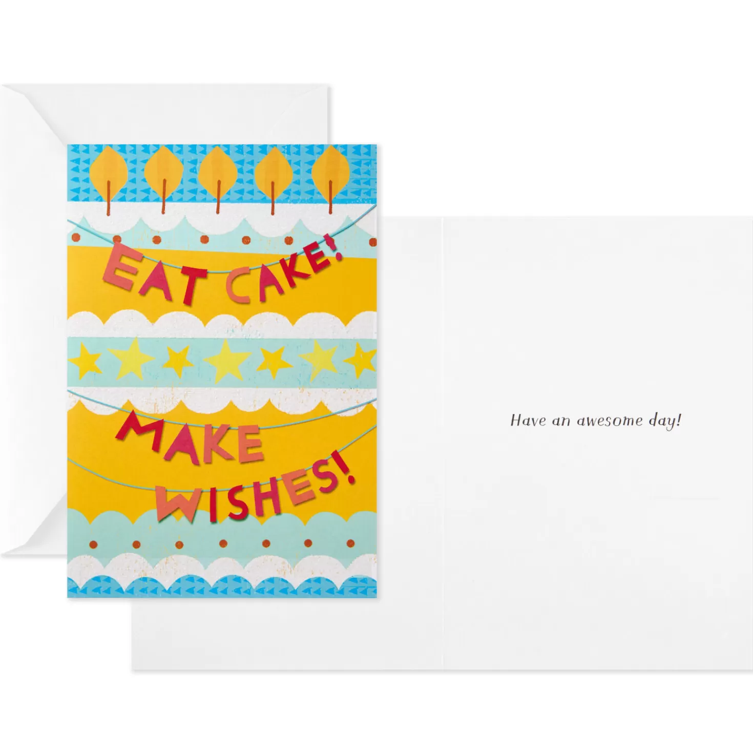 Birthday>Hallmark Colorful Assorted Birthday Cards, Pack Of 12
