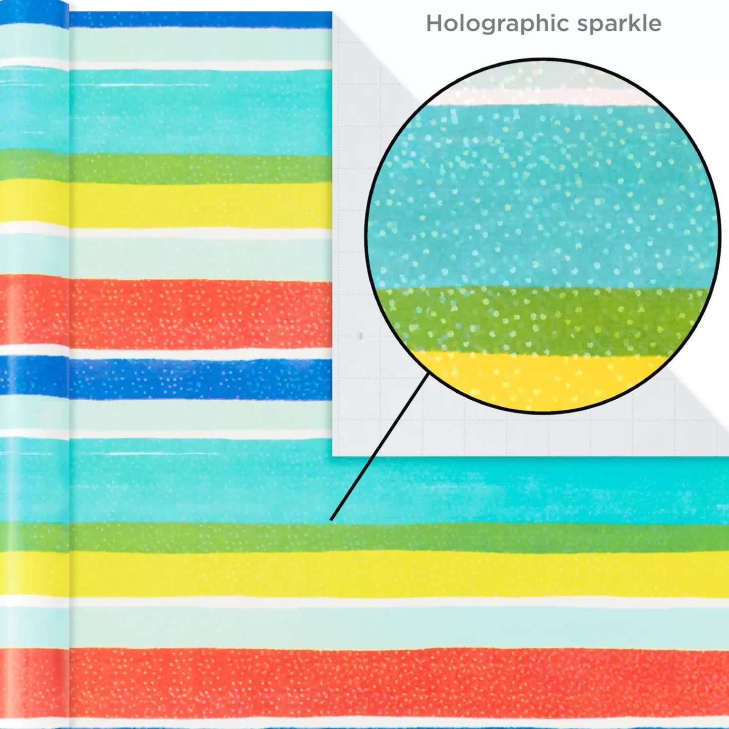 Birthday>Hallmark Colorful Celebration 3-Pack Wrapping Paper, 55 Sq. Ft. Total