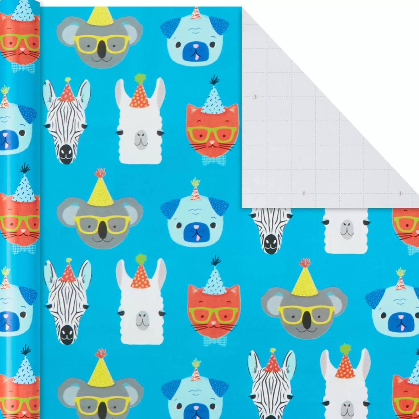 Birthday>Hallmark Colorful Celebration 3-Pack Wrapping Paper, 55 Sq. Ft. Total