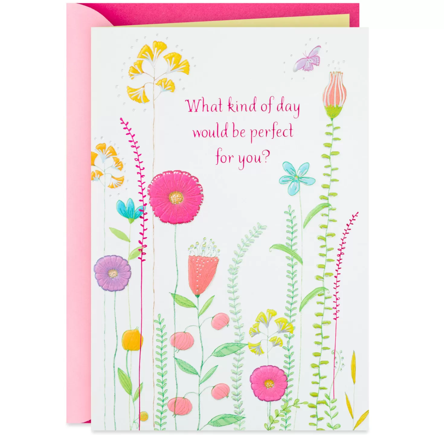 Birthday>Hallmark Colorful Wildflowers Perfect Day Birthday Card