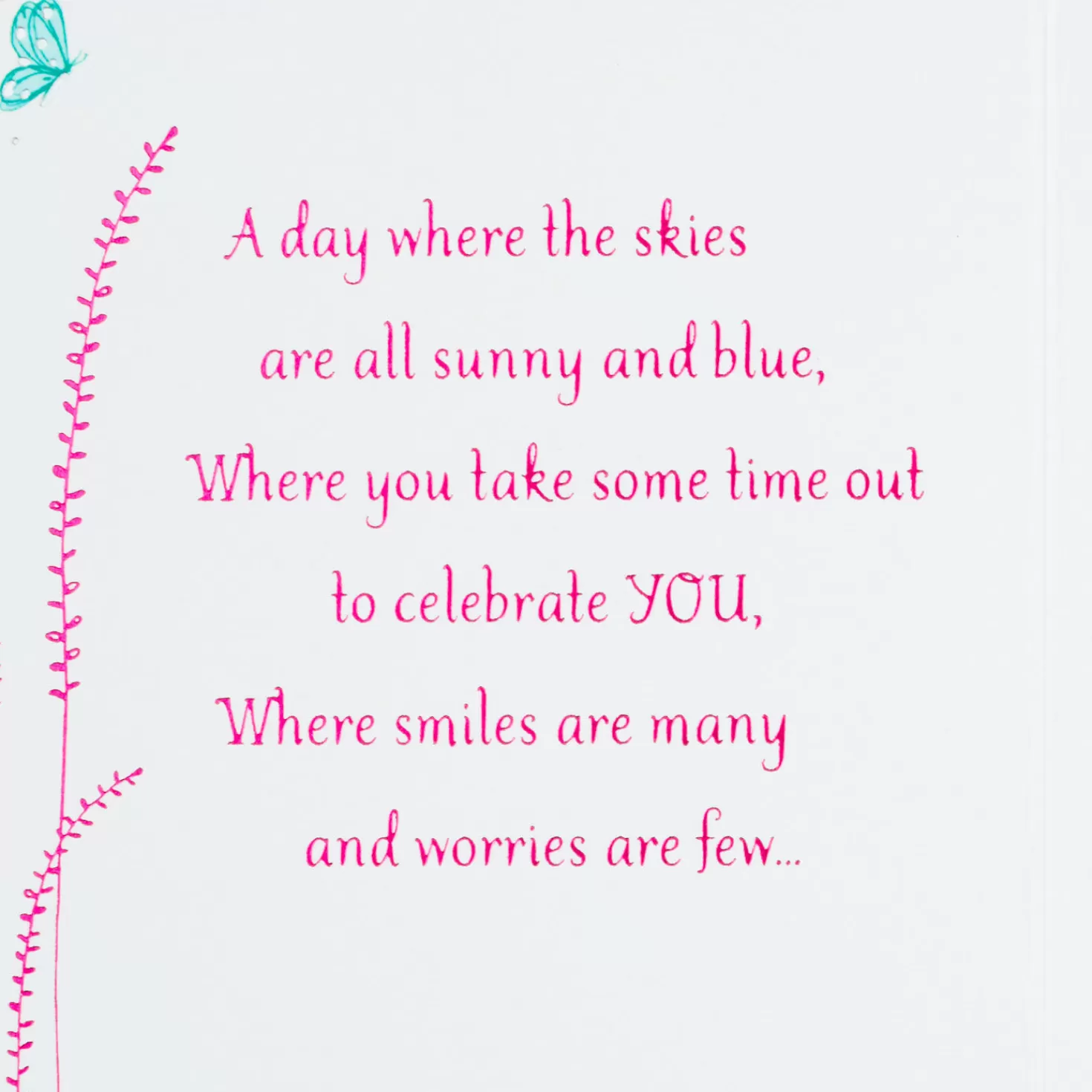 Birthday>Hallmark Colorful Wildflowers Perfect Day Birthday Card