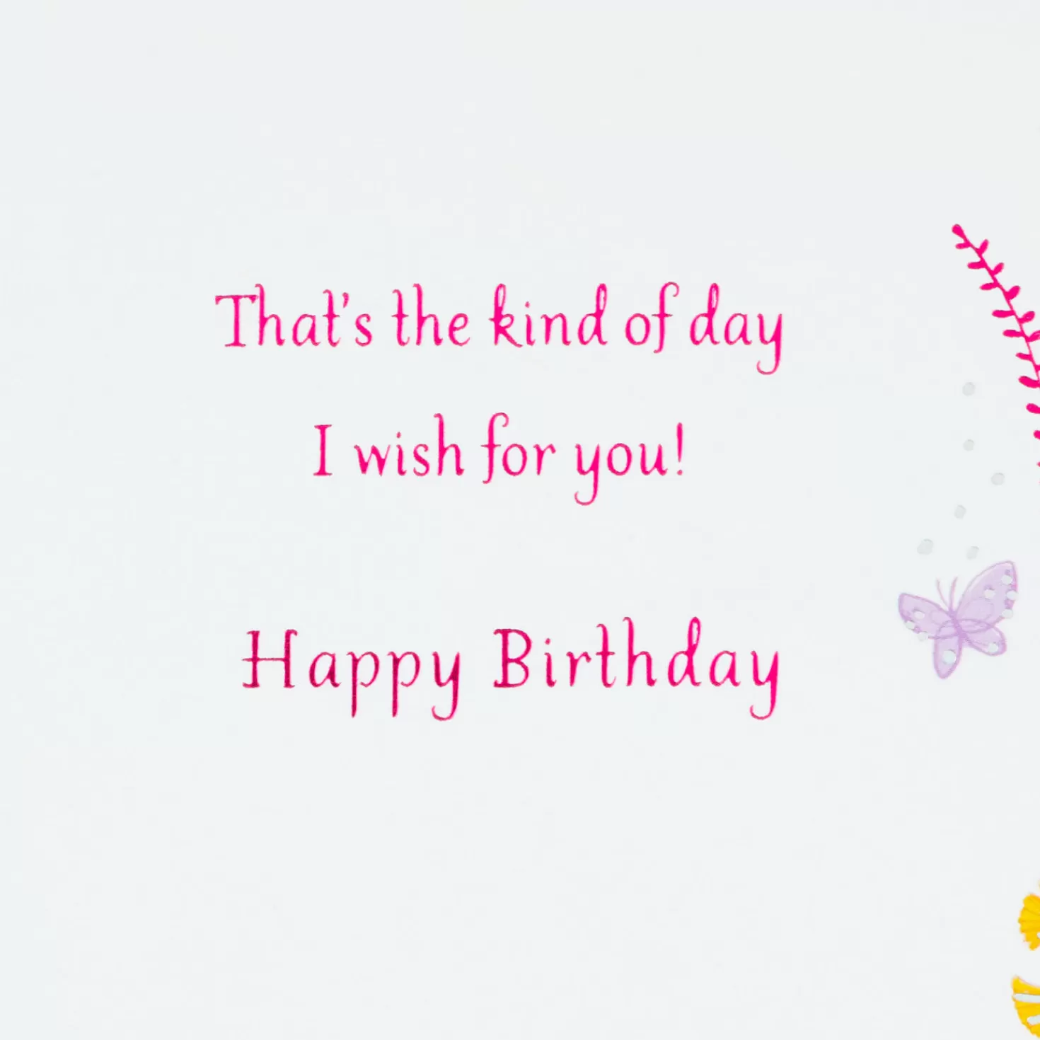 Birthday>Hallmark Colorful Wildflowers Perfect Day Birthday Card