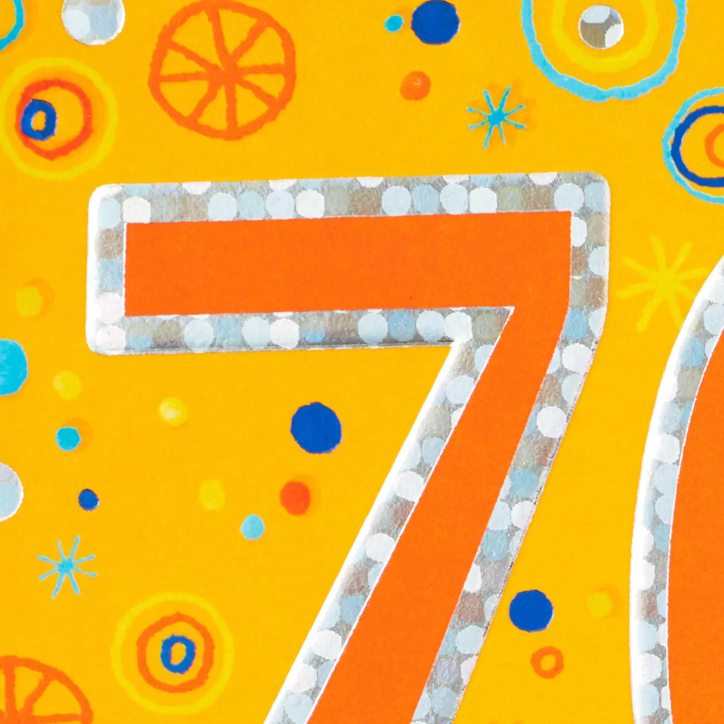 Birthday>Hallmark Colorful Years 70Th Birthday Card