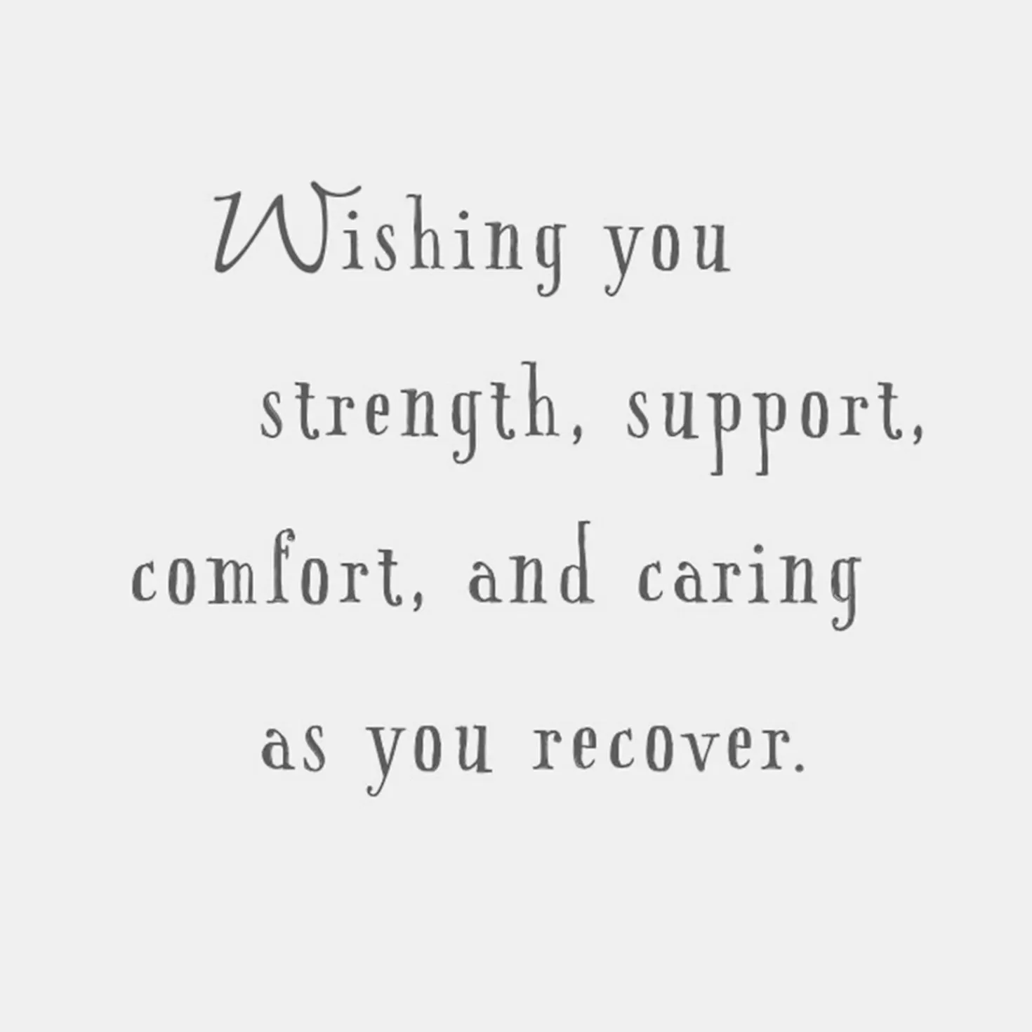 Sale Comfort And Caring As You Recover Get Well Card Get Well