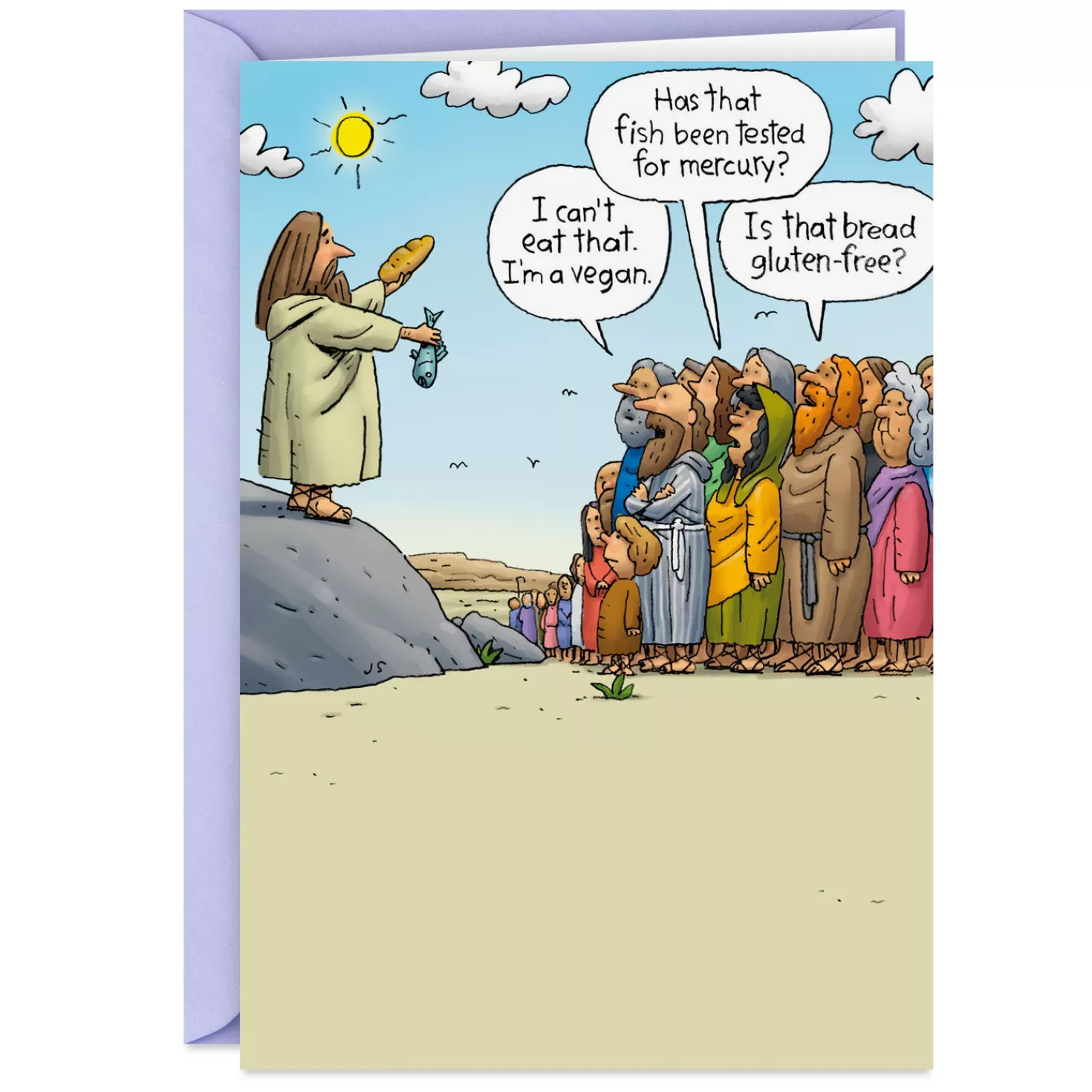 Birthday>Hallmark Complainers And Jesus Funny Birthday Card