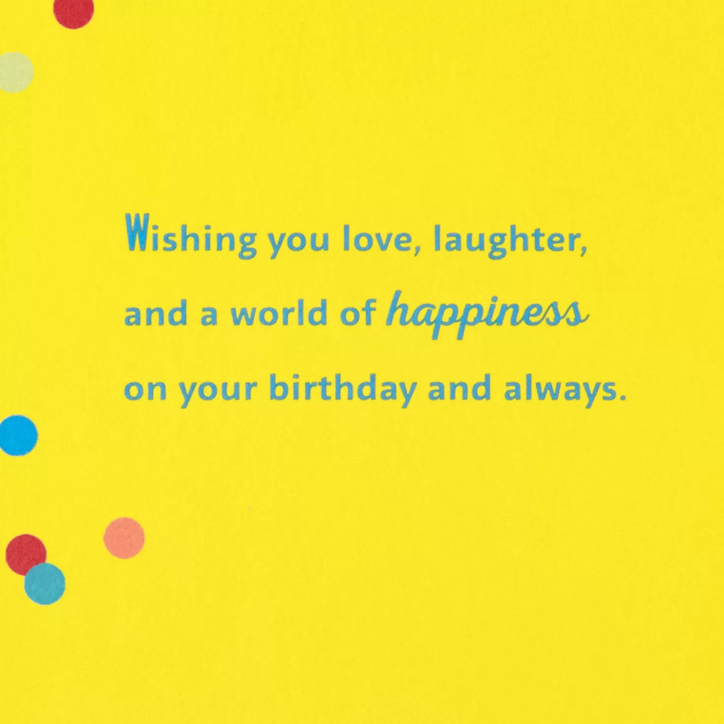 Birthday>Hallmark Confetti Balloon Happy You Day Birthday Card