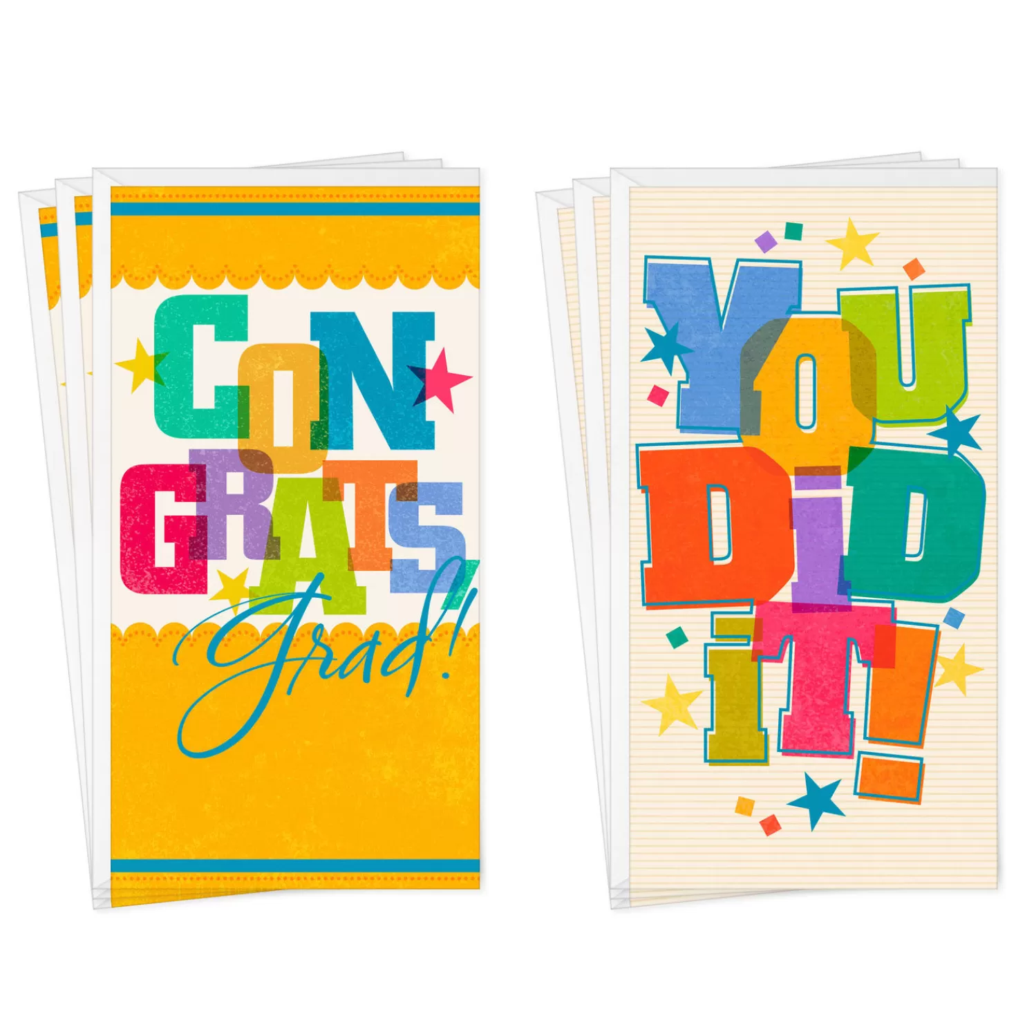 Fashion Congrats And You Did It Assorted Money Holder Graduation Cards, Pack Of 6 Graduation