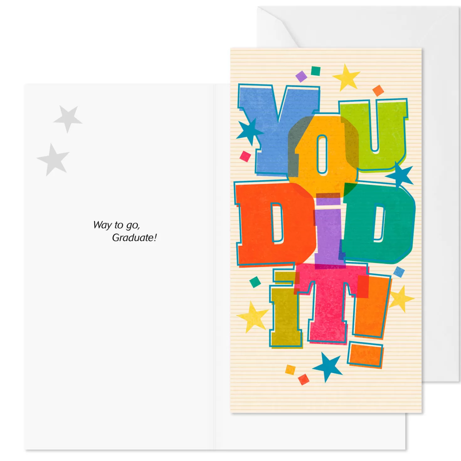 Fashion Congrats And You Did It Assorted Money Holder Graduation Cards, Pack Of 6 Graduation