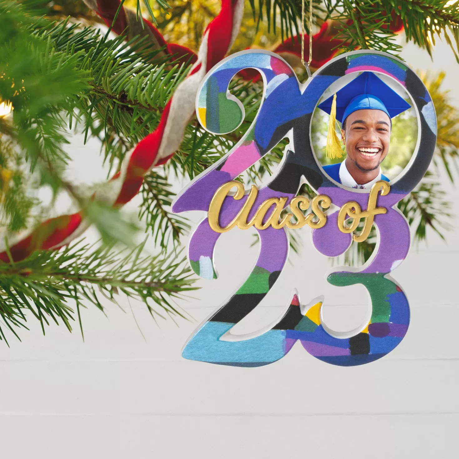 Shop Congrats, Grad! 2023 Ceramic Photo Frame Ornament Graduation