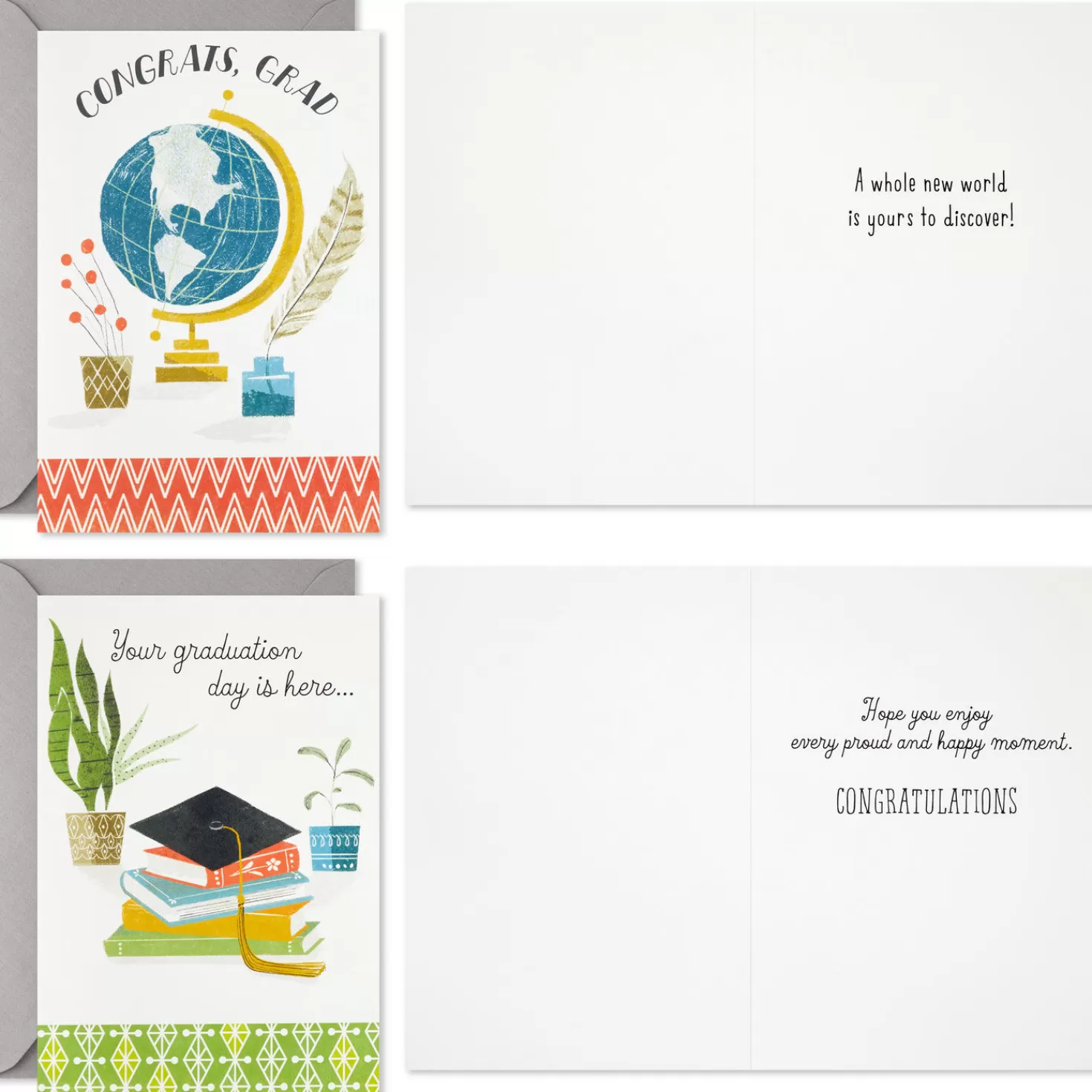 Online Congrats To The Grad Graduation Cards Assortment, Pack Of 8 Graduation