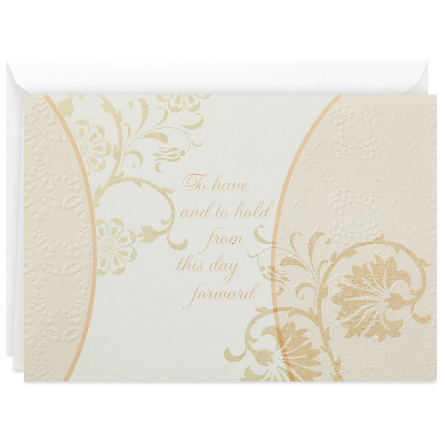 Best Sale Congratulations Floral Damask Wedding Card Wedding