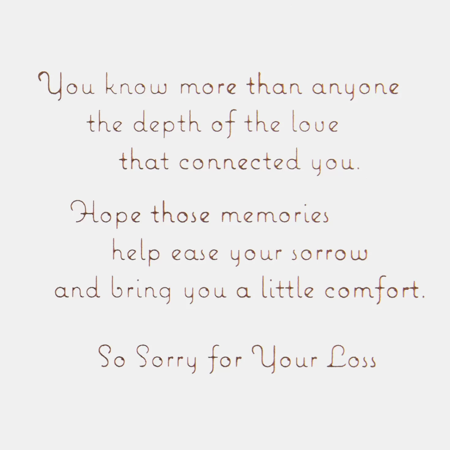 Shop Connected By Love Sympathy Card For Loss Of Spouse Sympathy