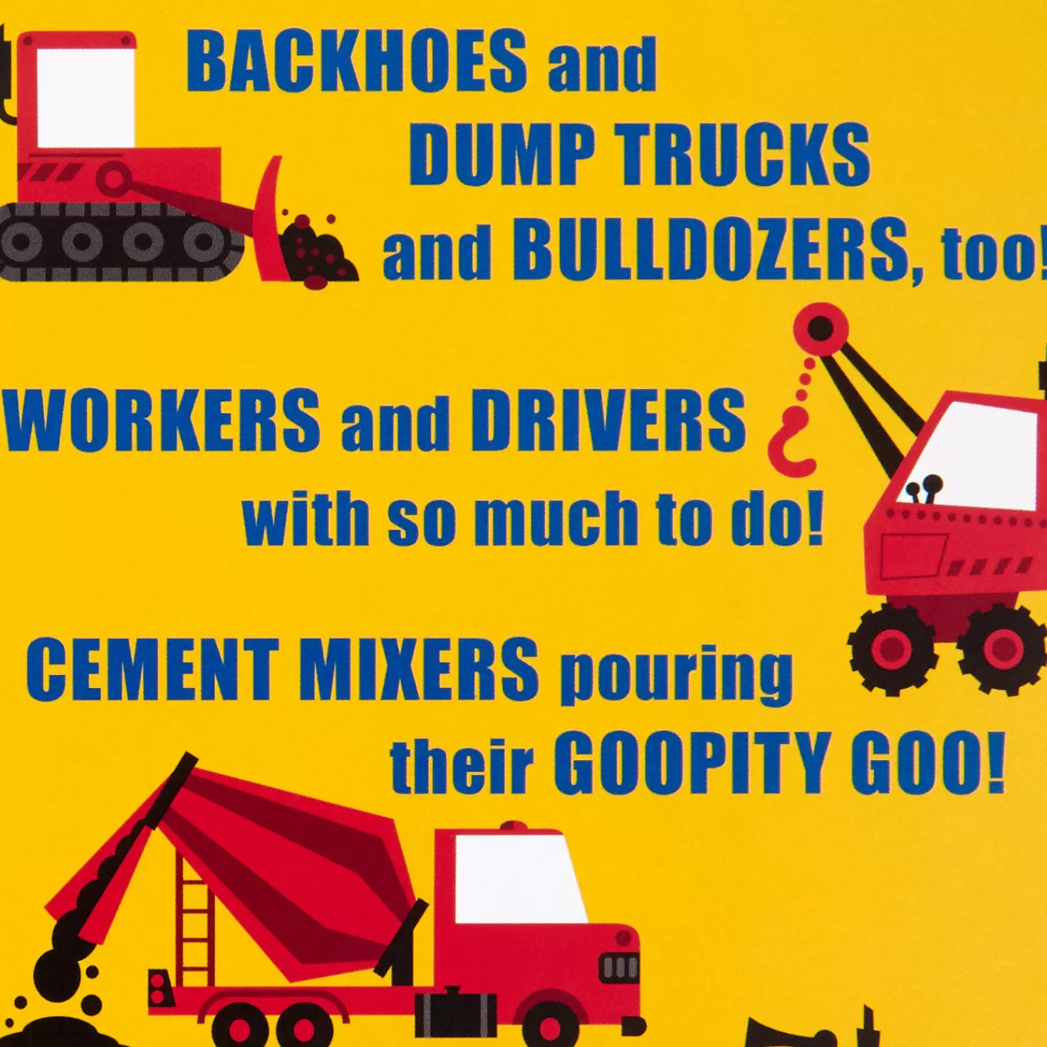 Birthday>Hallmark Construction Site 3Rd Birthday Card With Stickers And Coloring Activity