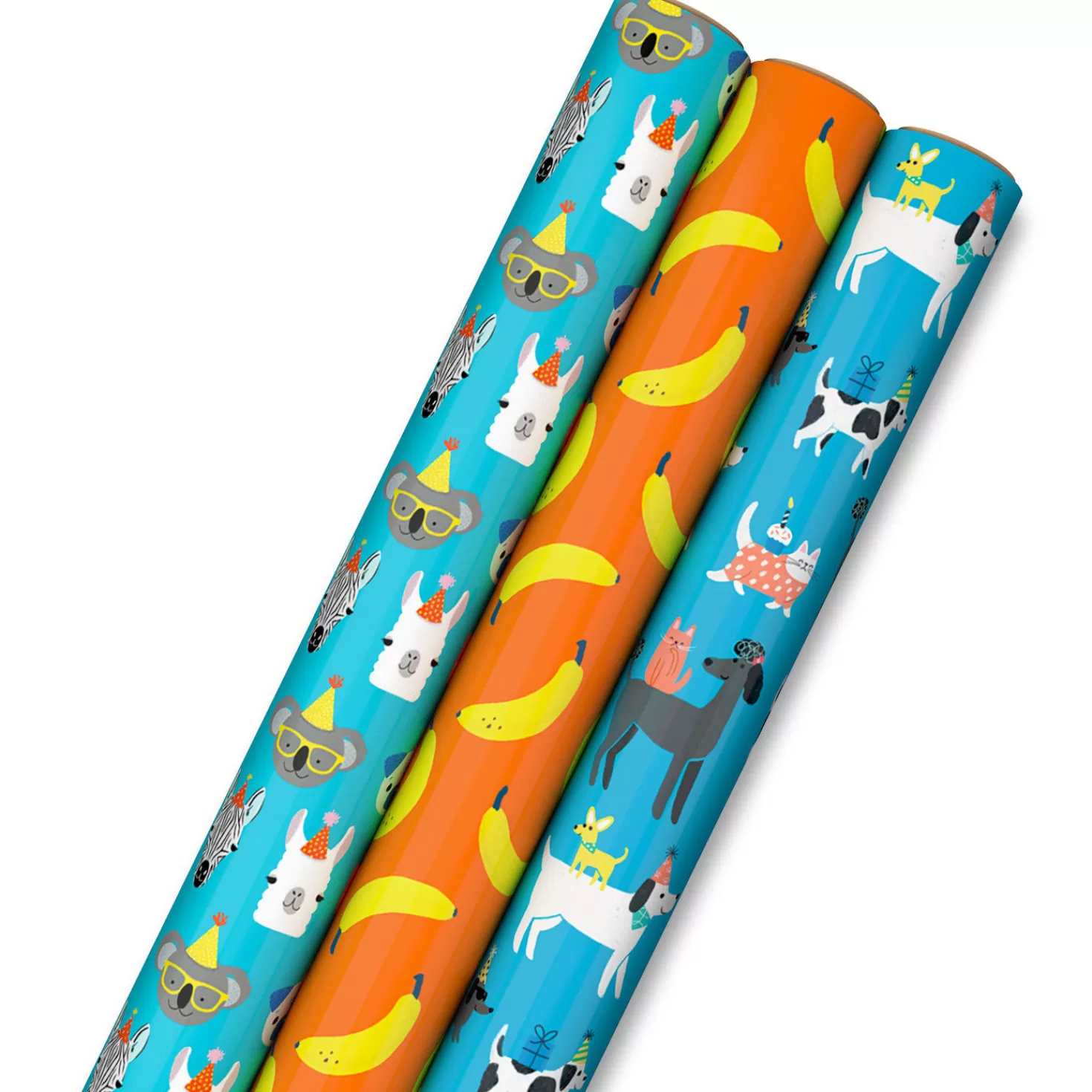 Birthday>Hallmark Cool Characters Kids Birthday Wrapping Paper Collection