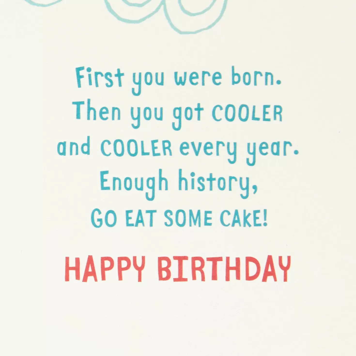 Birthday>Hallmark Cooler And Cooler Every Year 10Th Birthday Card