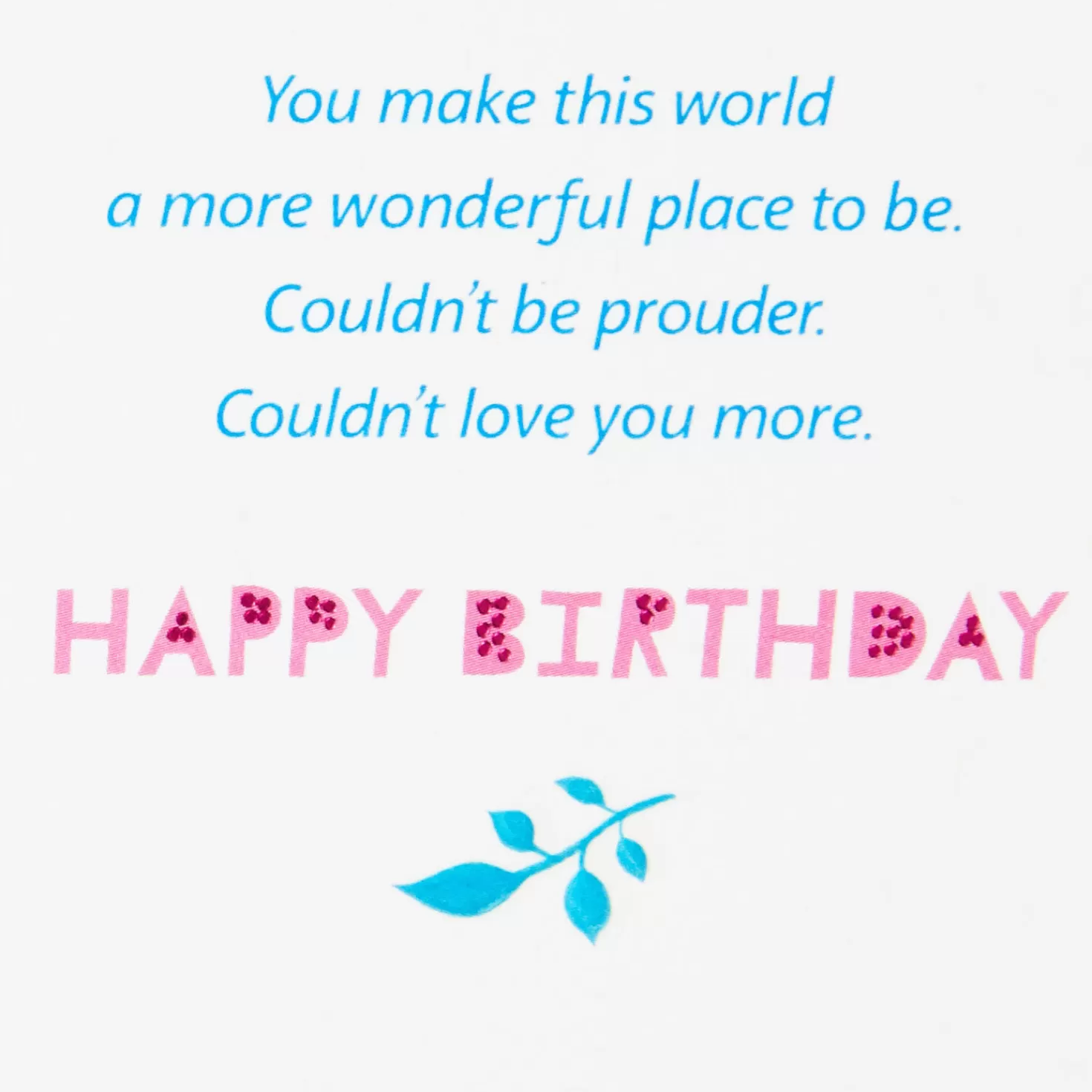 Birthday>Hallmark Couldn'T Love You More Birthday Card For Daughter
