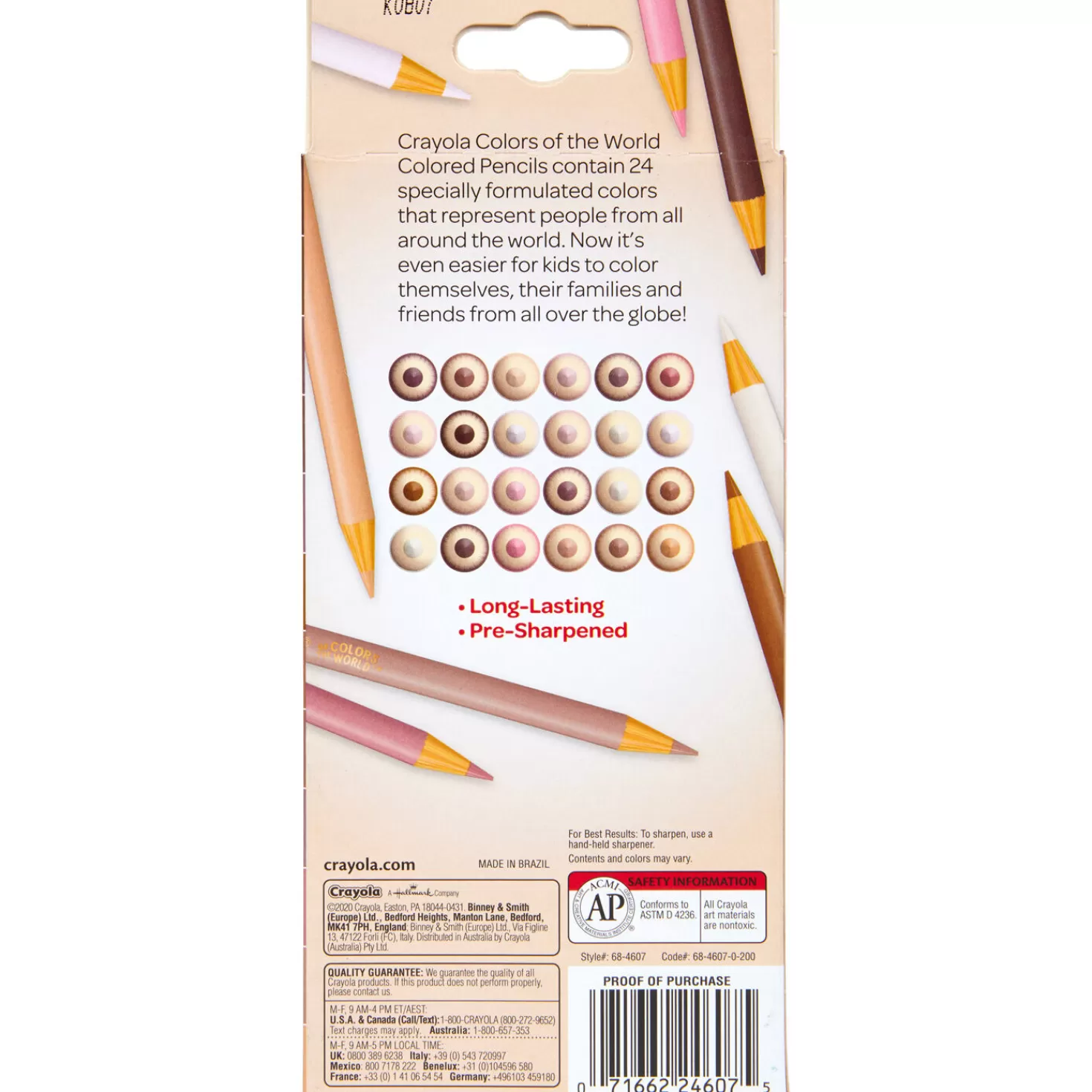 Sale Crayola® Colors Of The World Colored Pencils, 24-Count Back To School