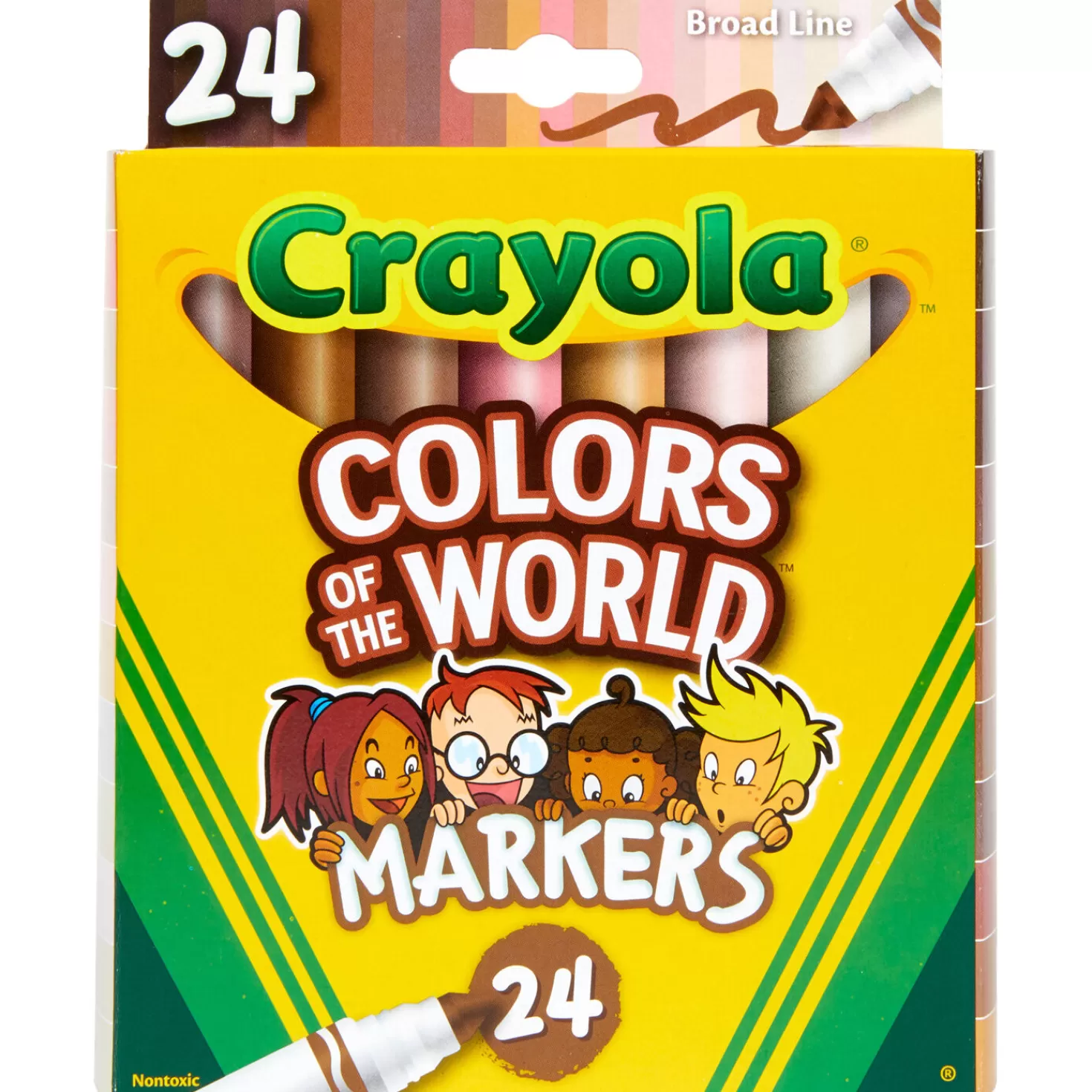 Fashion Crayola® Colors Of The World Markers, 24-Count Back To School