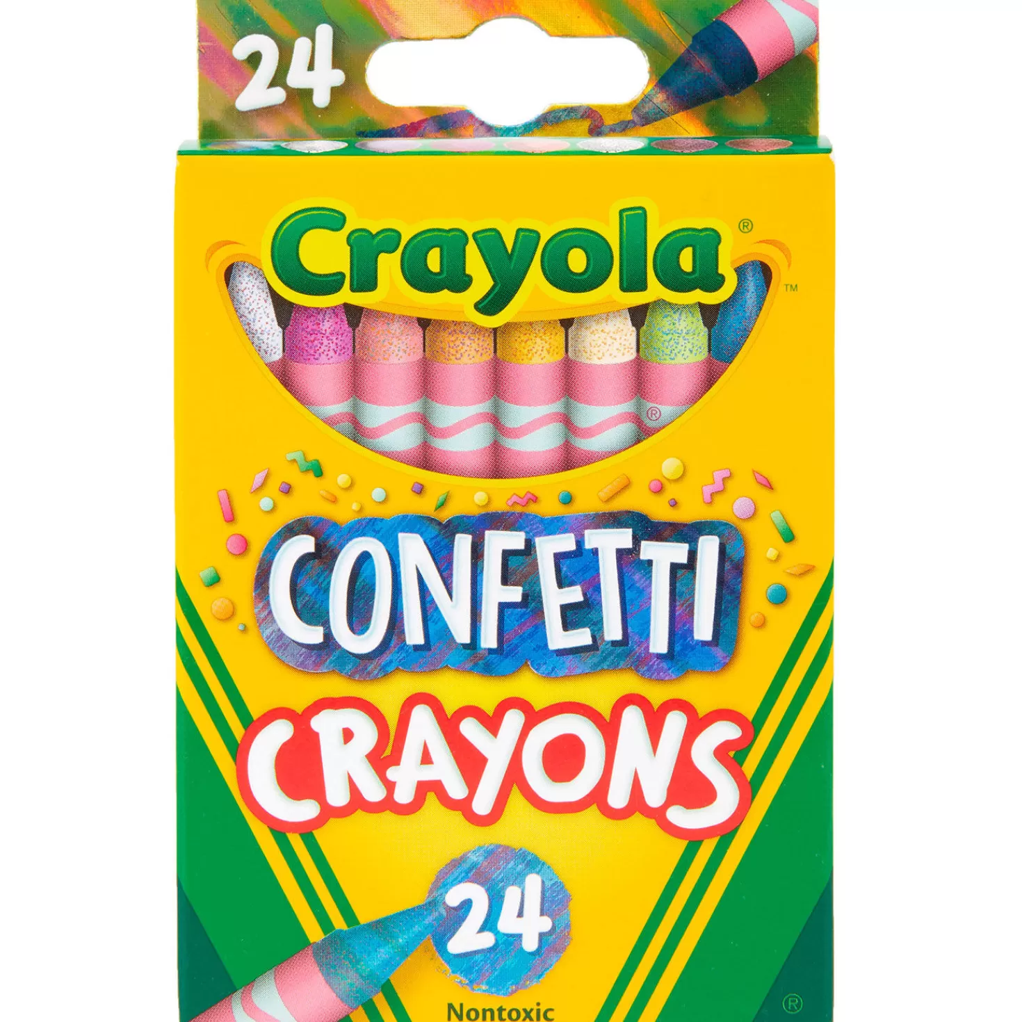 Cheap Crayola® Confetti Crayons, 24-Count Back To School