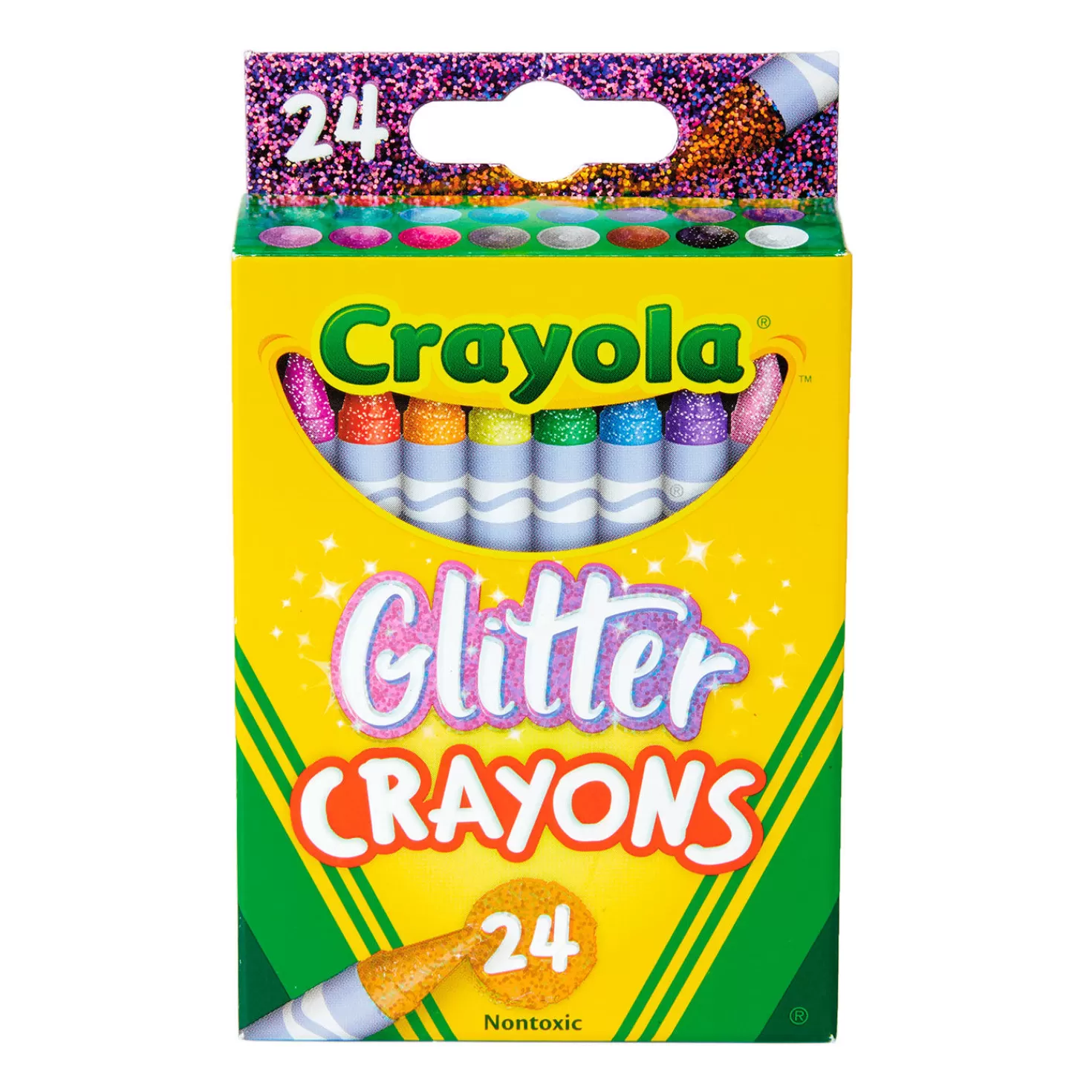 Hot Crayola® Glitter Crayons, 24-Count Back To School