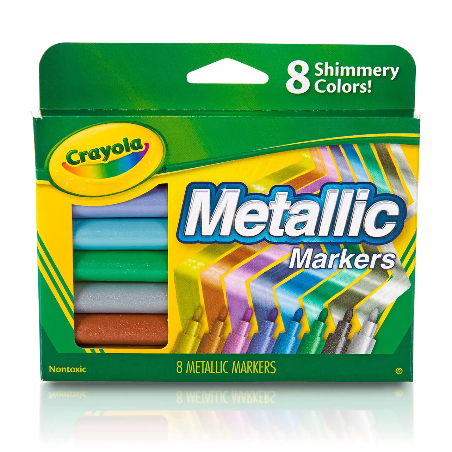 New Crayola® Metallic Markers, 8-Count Back To School