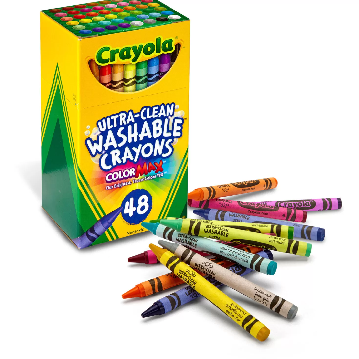 Best Sale Crayola Washable Crayons, 48-Count Back To School