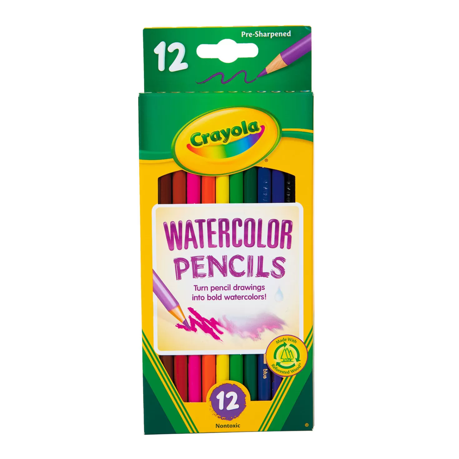 Shop Crayola® Watercolor Colored Pencils, 12-Count Back To School