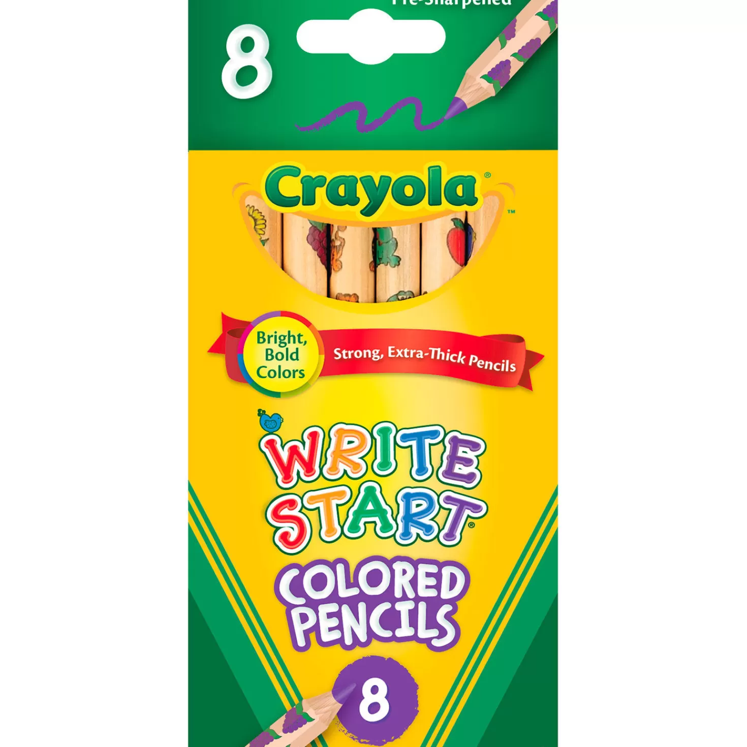 Fashion Crayola® Write Start Colored Pencils, 8-Count Back To School