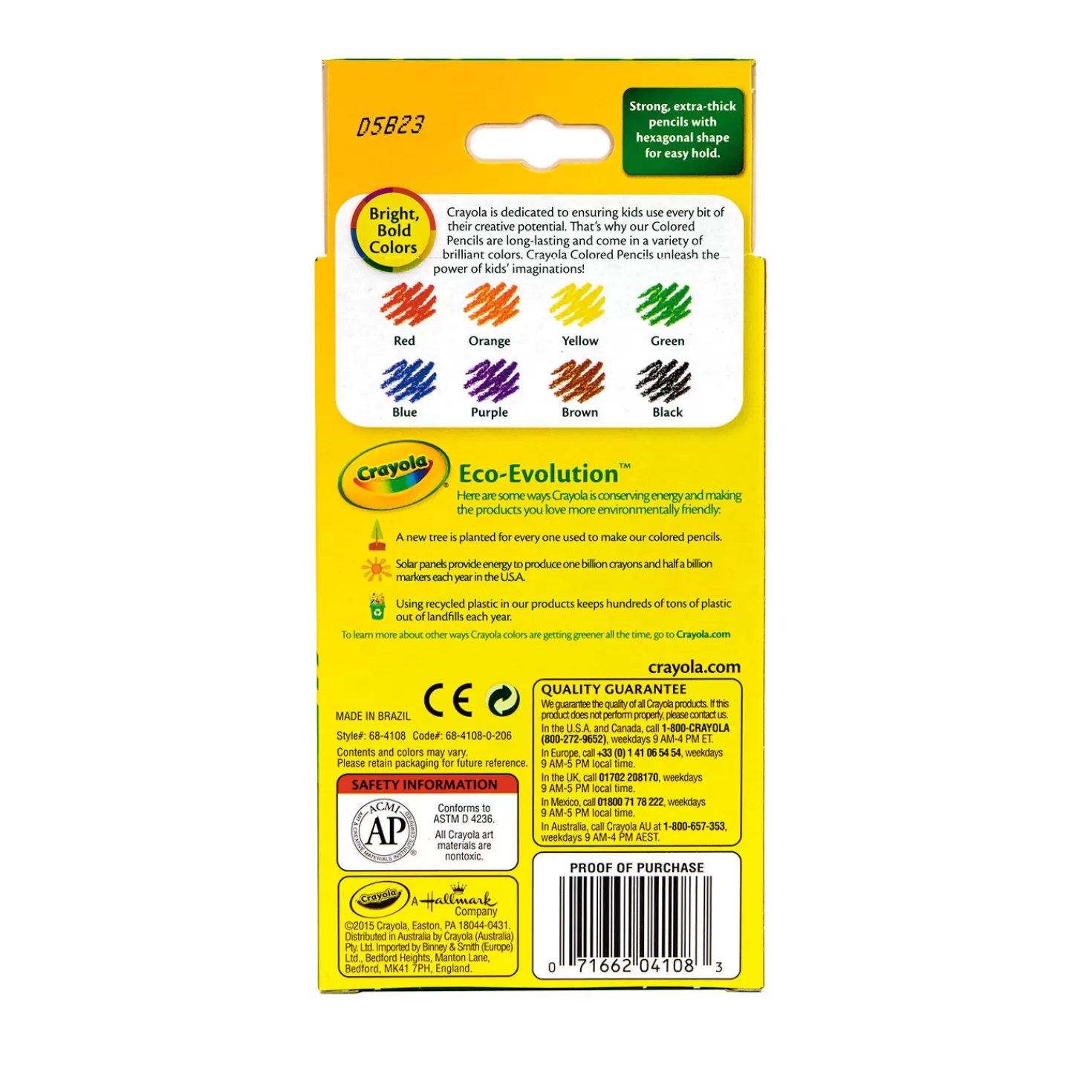 Fashion Crayola® Write Start Colored Pencils, 8-Count Back To School