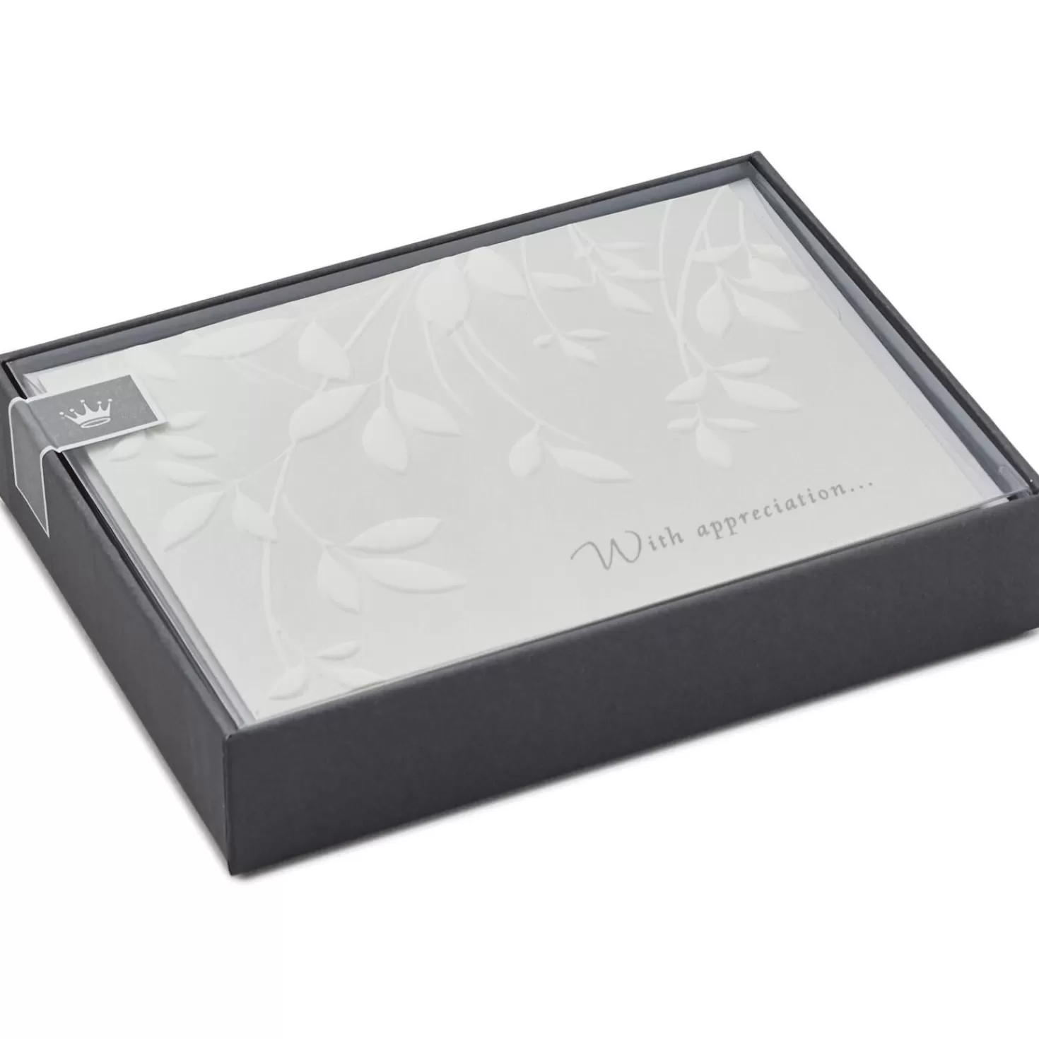 Best Cream Leaves Sympathy Thank You Notes, Box Of 10 Thank You