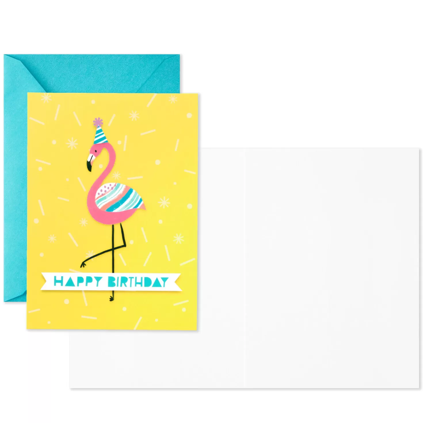 Birthday>Hallmark Cute Animals Assorted Blank Kids Birthday Cards, Pack Of 48