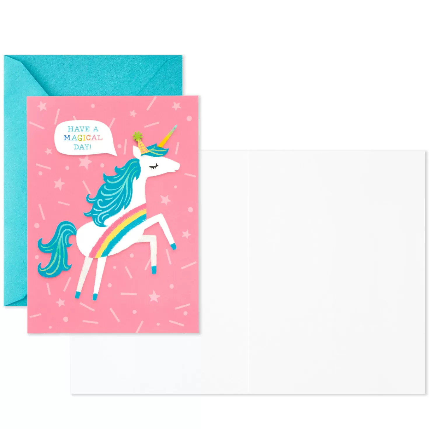 Birthday>Hallmark Cute Animals Assorted Blank Kids Birthday Cards, Pack Of 48
