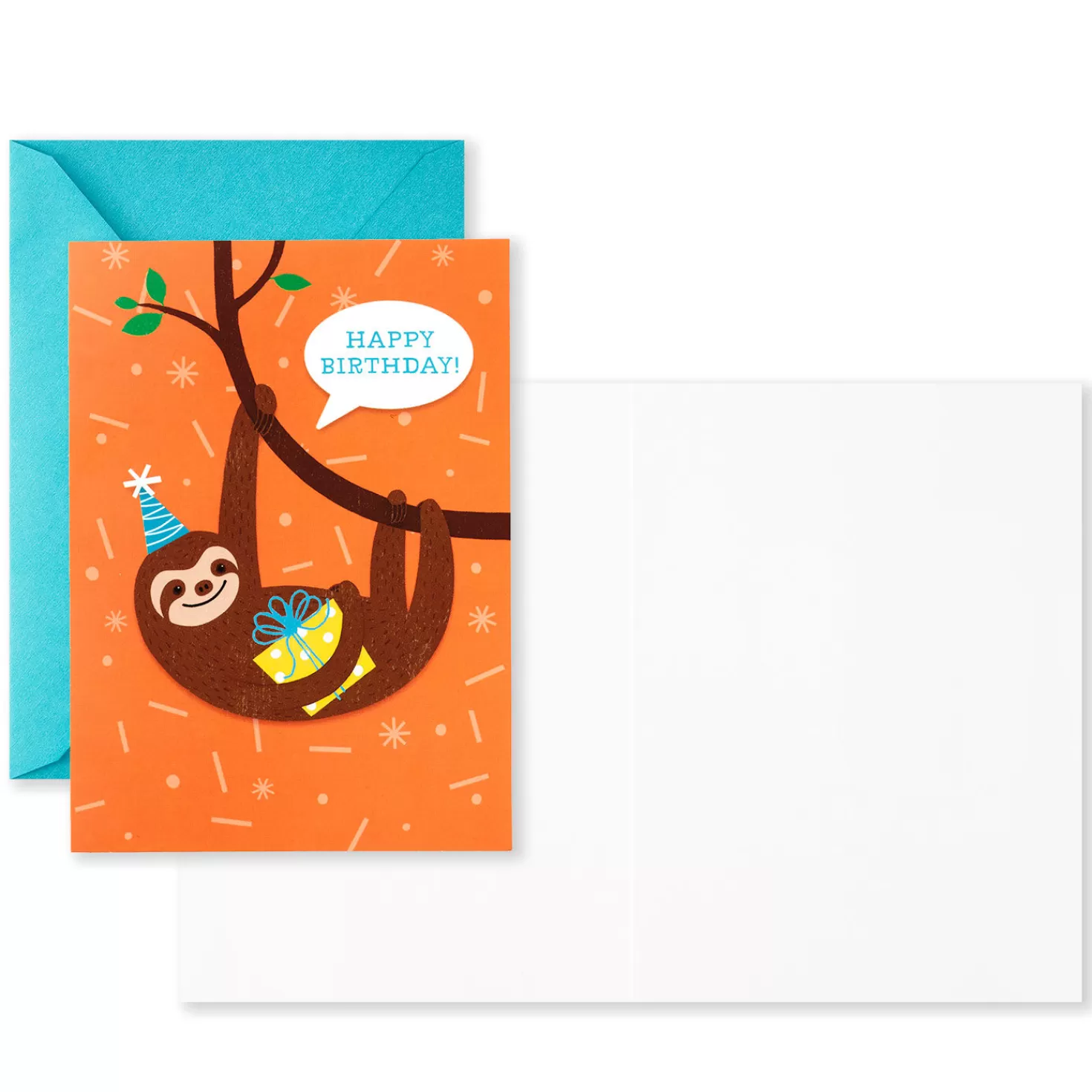 Birthday>Hallmark Cute Animals Assorted Blank Kids Birthday Cards, Pack Of 48