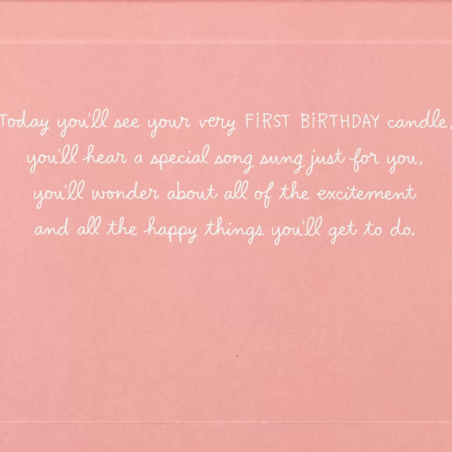 Birthday>Hallmark Cute Bear Blessed And Loved First Birthday Card