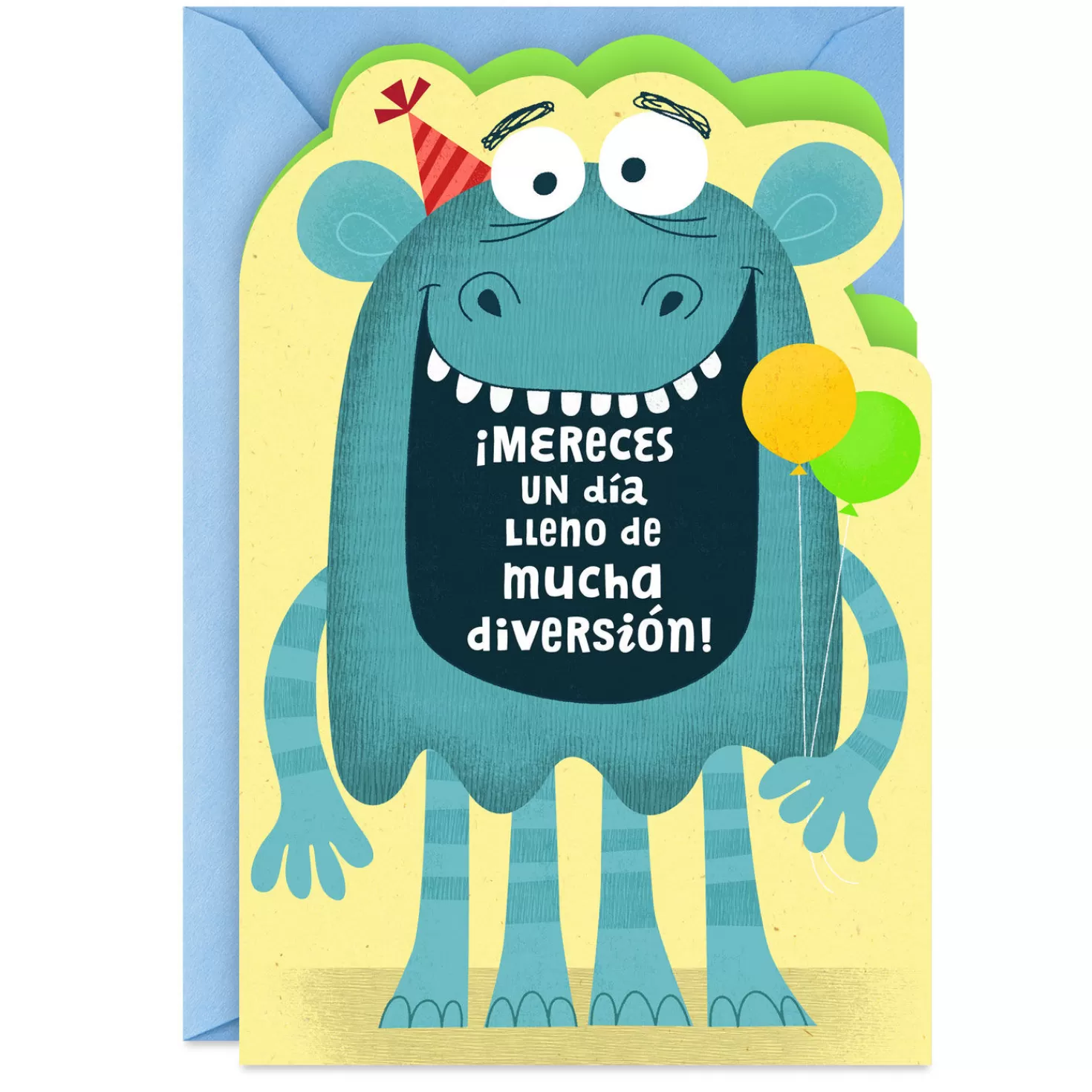 Birthday>Hallmark Cute Party Monster Spanish-Language Birthday Card