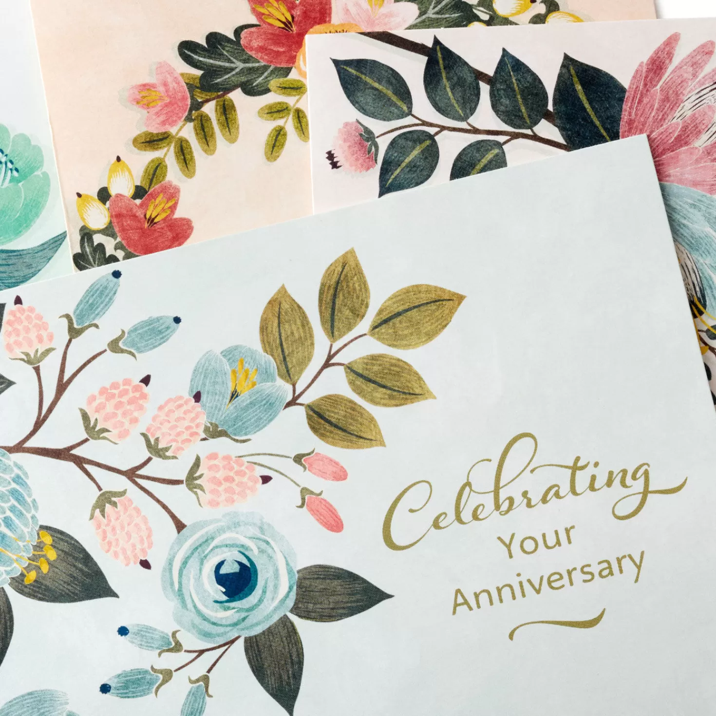 Anniversary>Hallmark Dayspring Floral Assorted Religious Anniversary Cards, Box Of 12