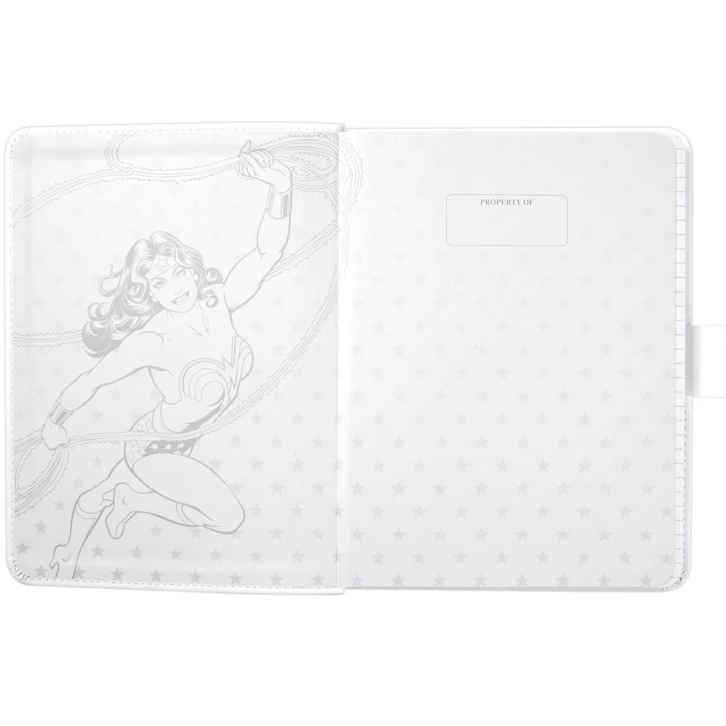 Hot Dc Comics™ Wonder Woman™ Be Strong Faux Leather Notebook Encouragement