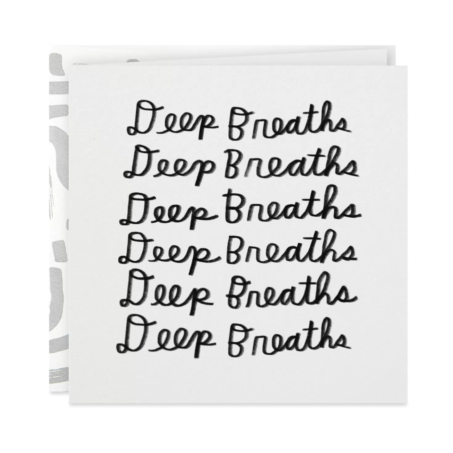 Online Deep Breaths Encouragement Card Encouragement
