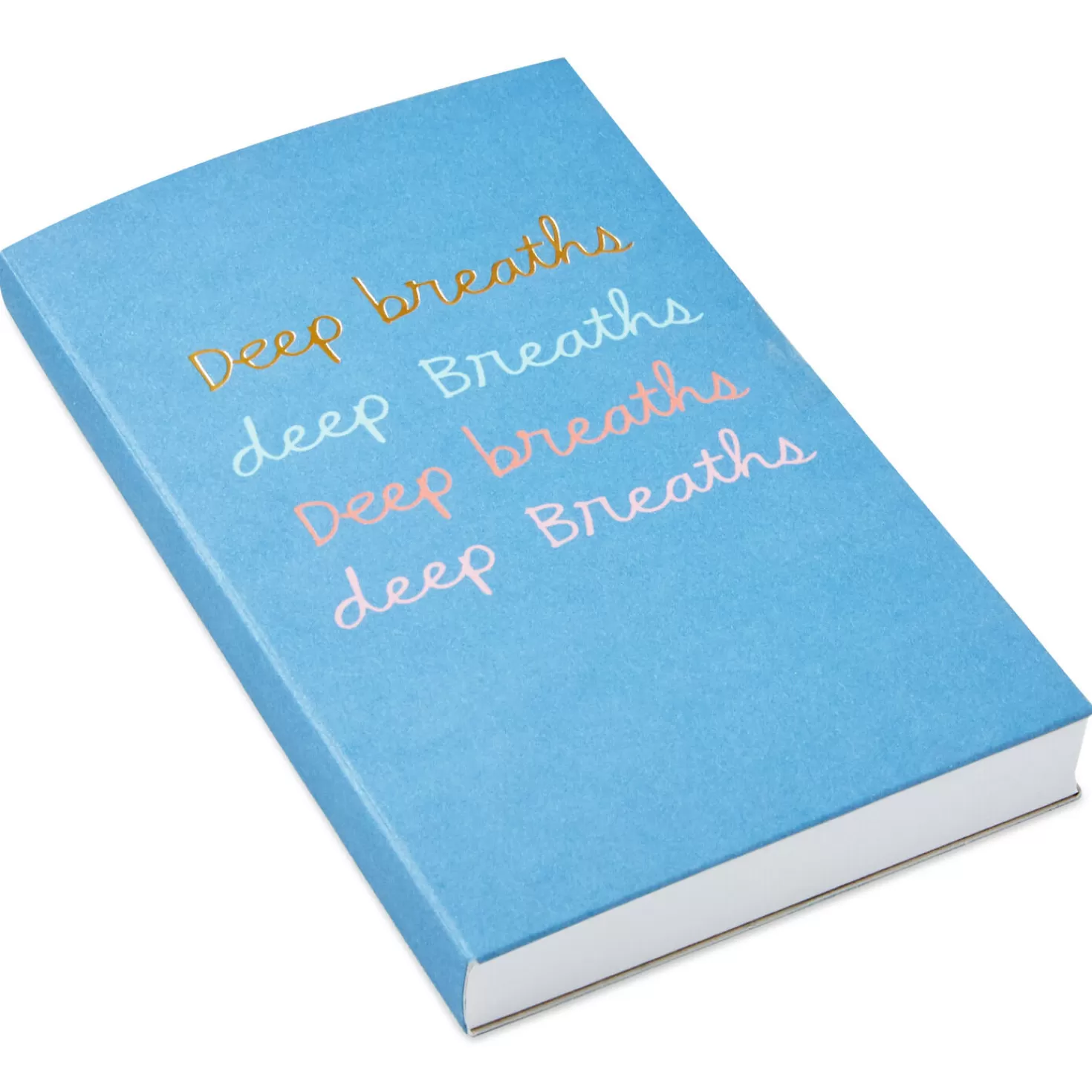 Store Deep Breaths Pocket-Sized Note Pad Encouragement
