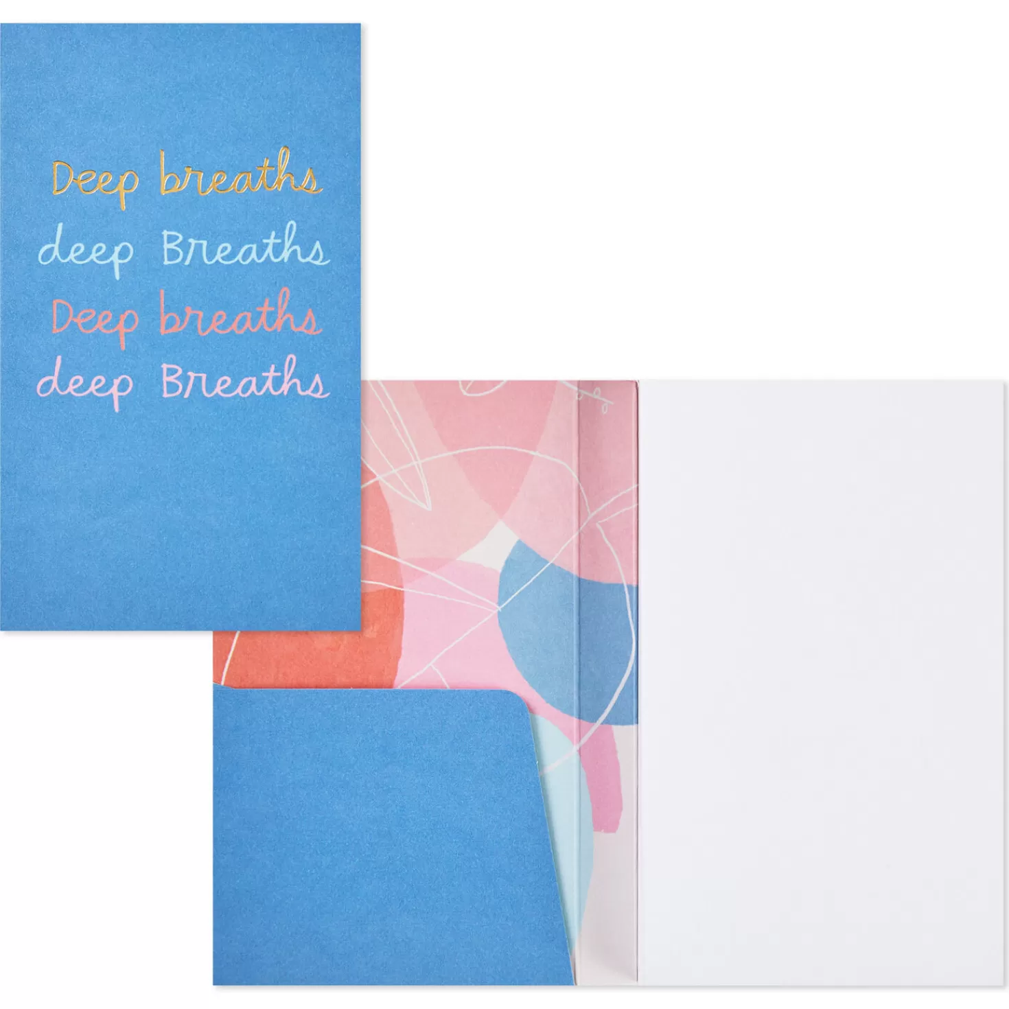 Store Deep Breaths Pocket-Sized Note Pad Encouragement