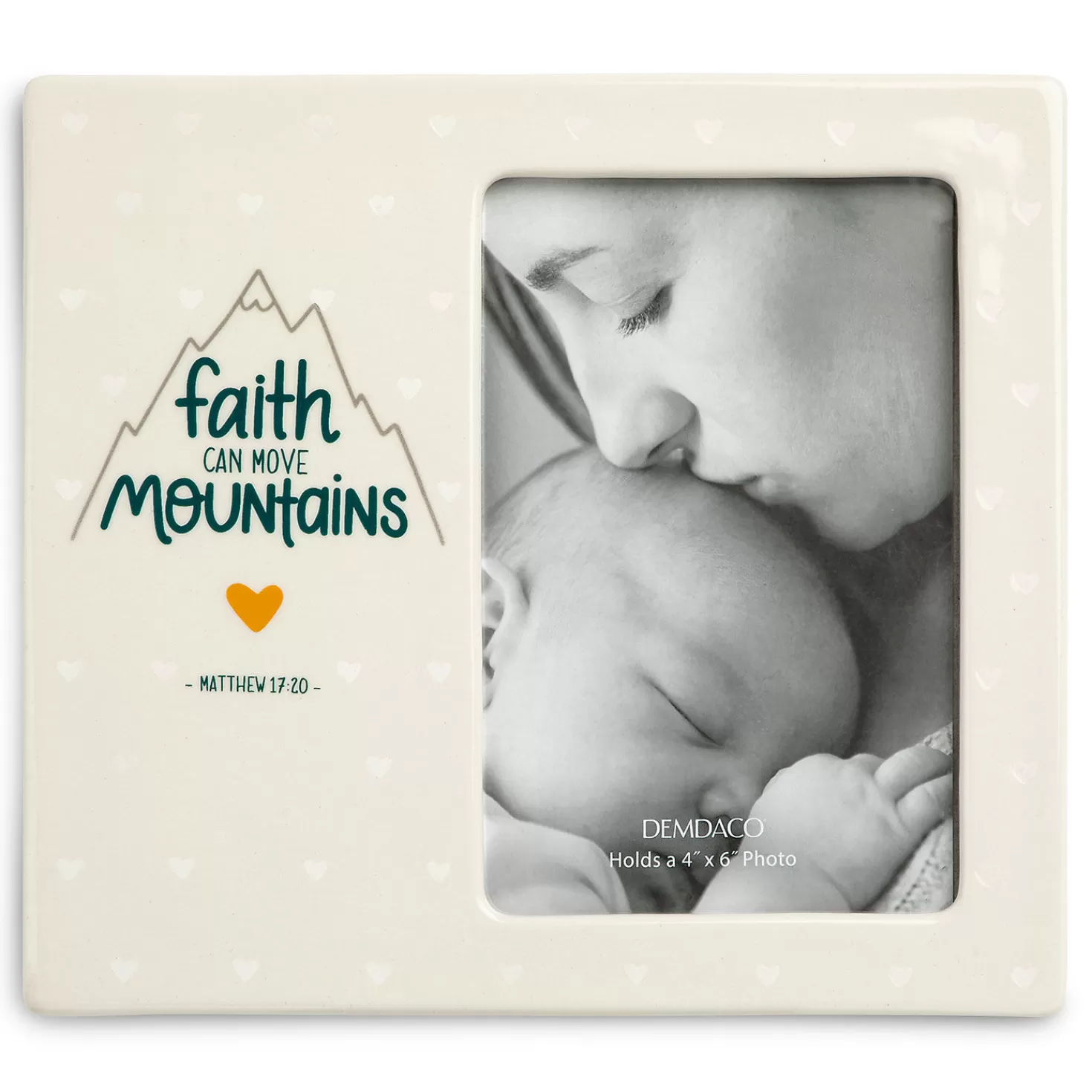 Outlet Demdaco Faith Can Move Mountains Picture Frame, 4X6 First Communion