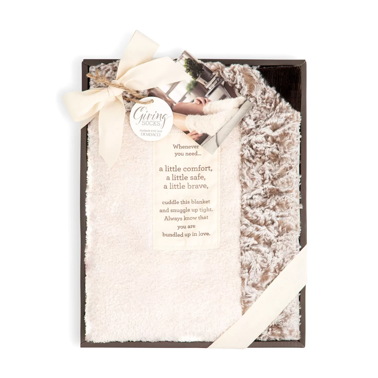 Clearance Demdaco Giving Cuddle Blanket, 30X40 Baby