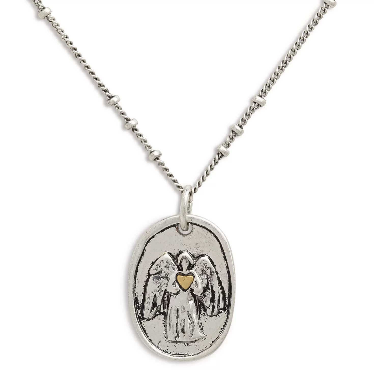 Sale Demdaco Guardian Angel Charm Necklace, 18" Sympathy