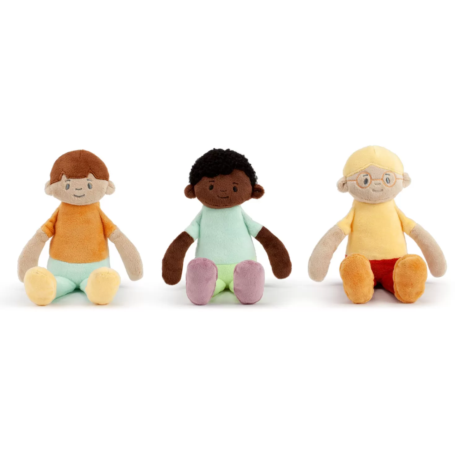Flash Sale Demdaco Hopeful Rainbows Boy Dolls, Set Of 3 Baby