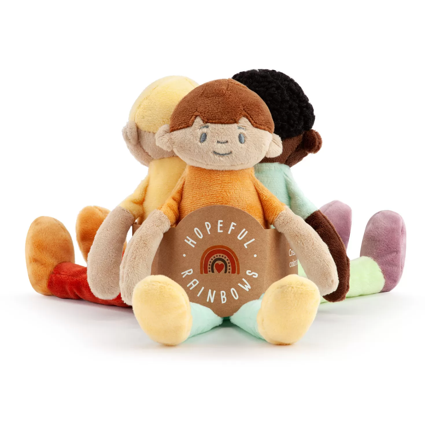 Flash Sale Demdaco Hopeful Rainbows Boy Dolls, Set Of 3 Baby