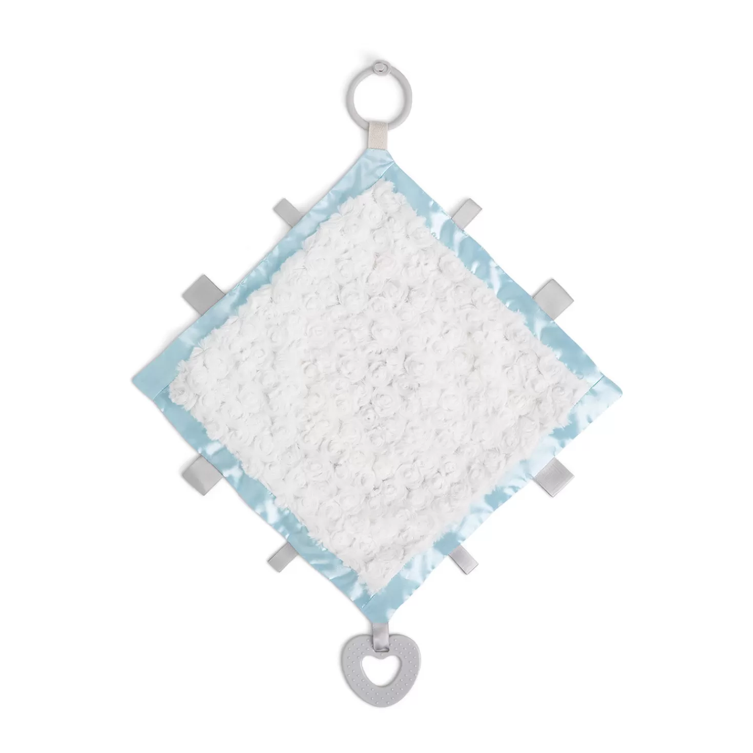 Flash Sale Demdaco Jesus Loves Me Blue Trim Activity Blankie Baby