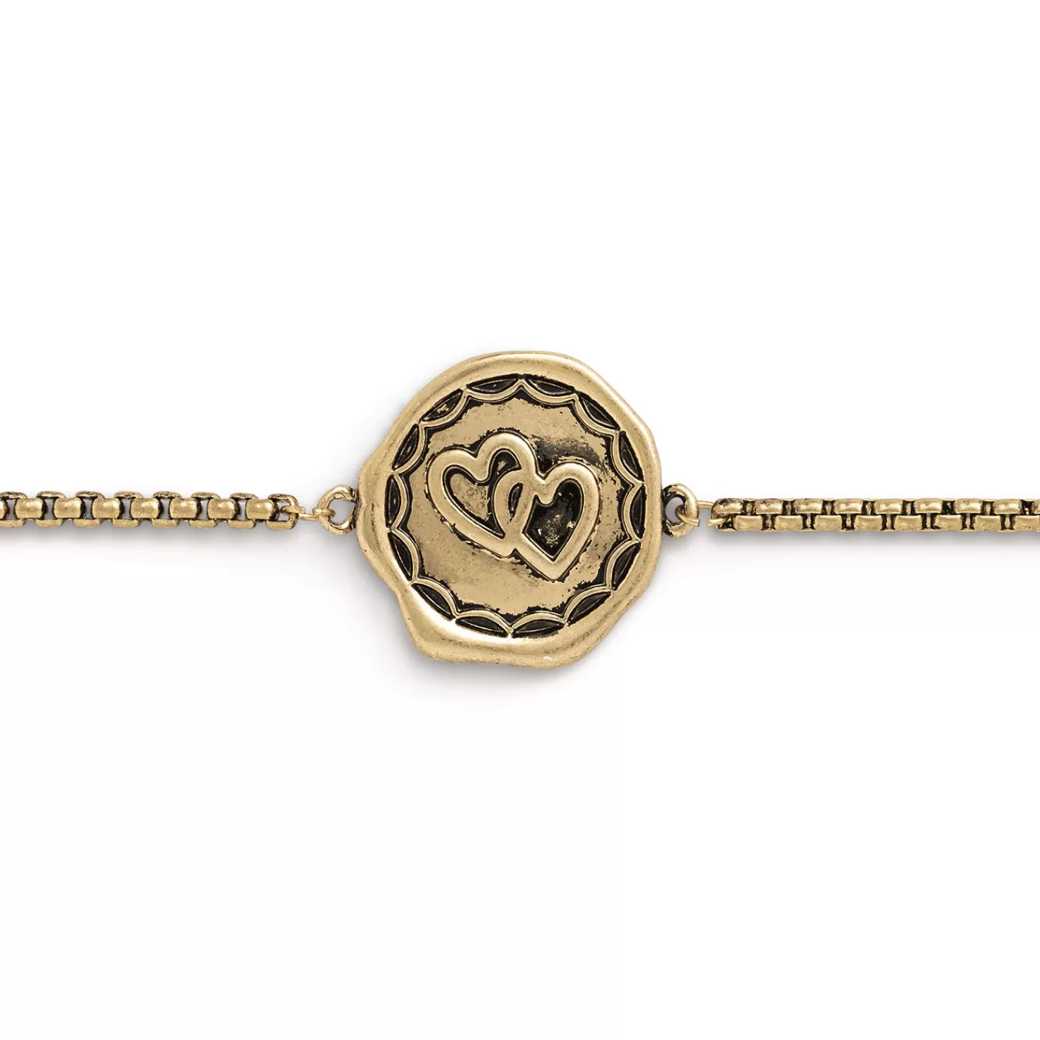 Best Sale Demdaco Linked Hearts Charm Dear You Daughter Bracelet Encouragement